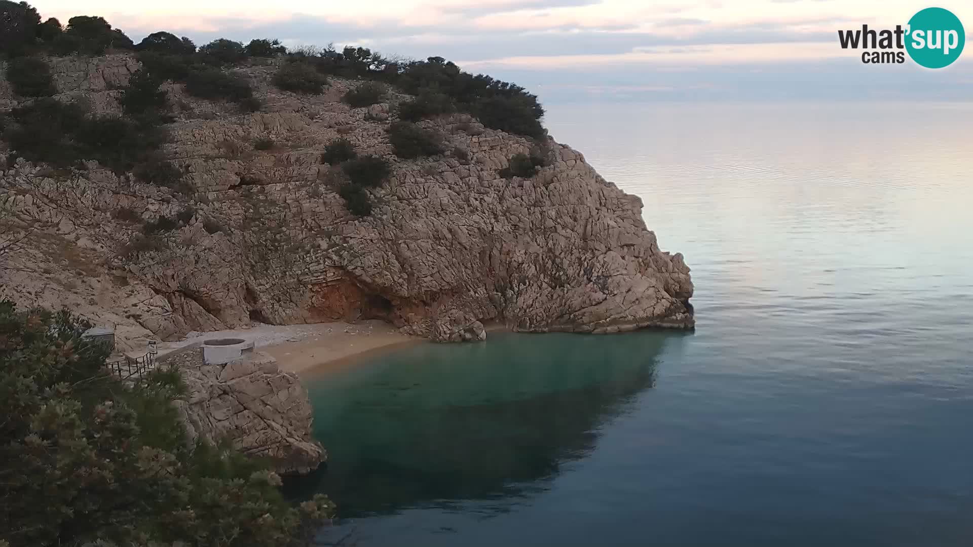 Webcam Brseč beach – Mošćenička Draga – Croatia