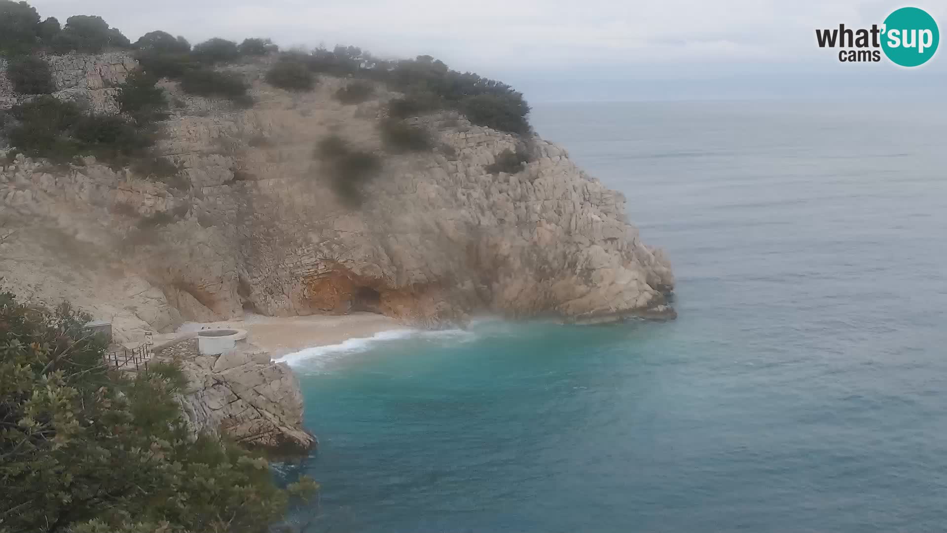 Webcam Brseč Strand – Mošćenička Draga – Kroatien
