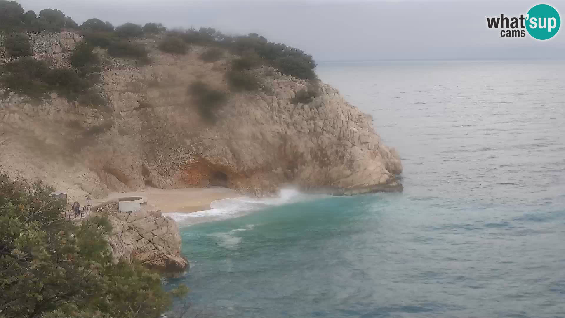 Webcam Brseč beach – Mošćenička Draga – Croatia
