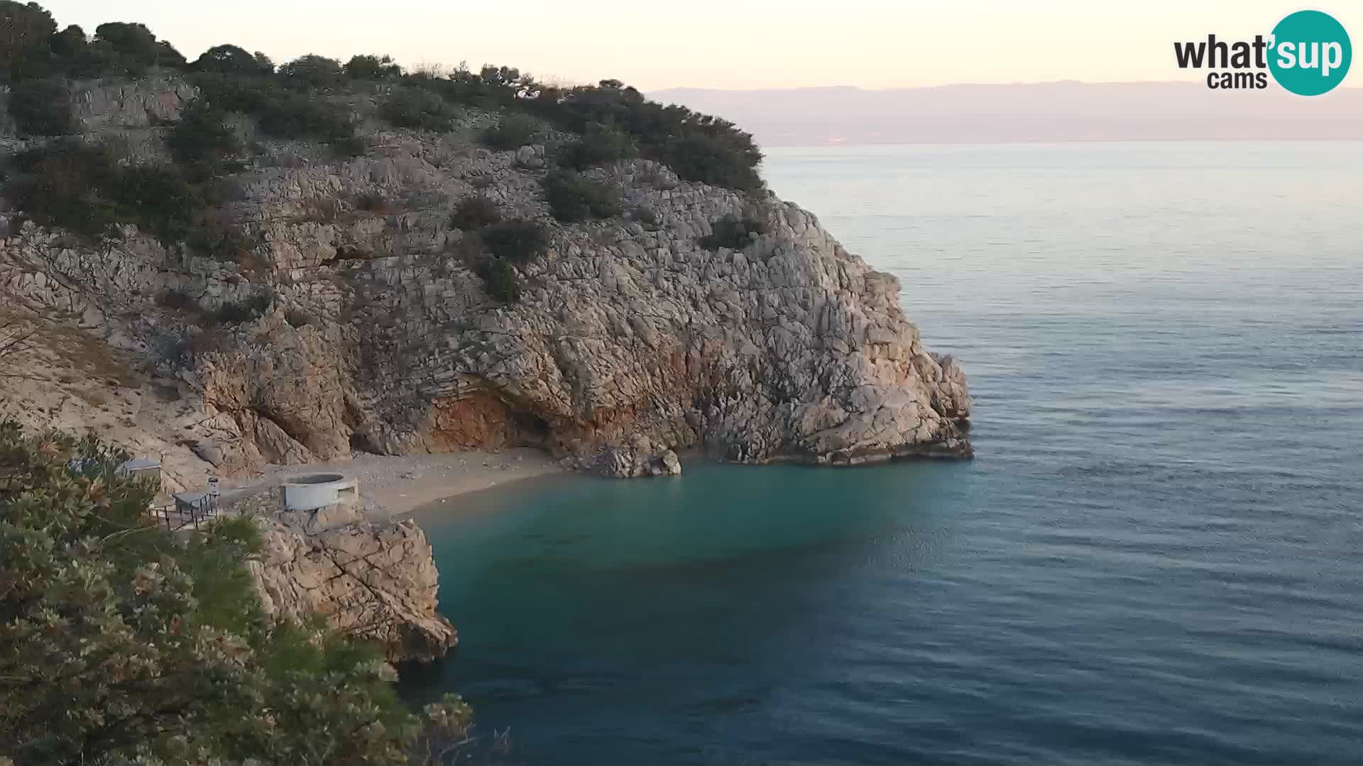 Webcam Brseč beach – Mošćenička Draga – Croatia