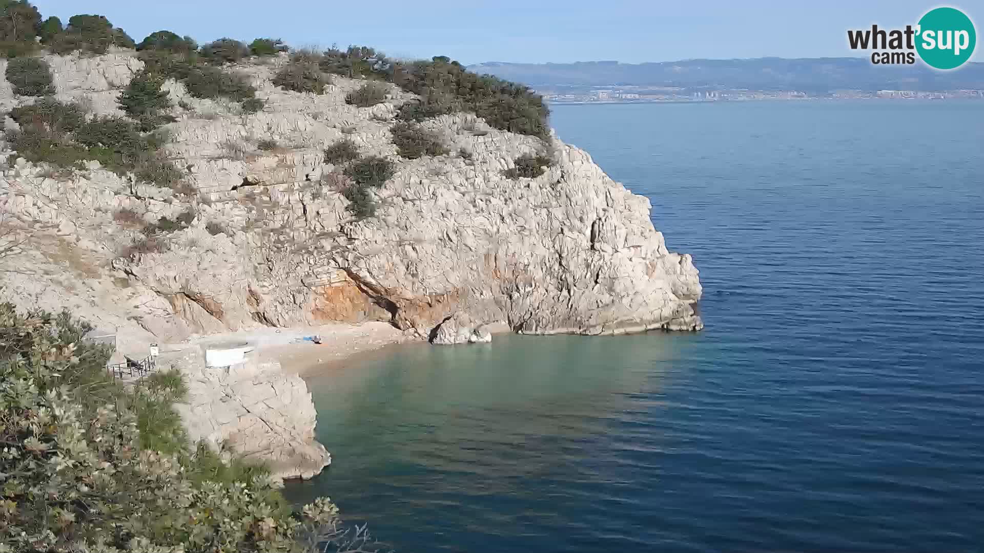 Webcam Brseč Strand – Mošćenička Draga – Kroatien