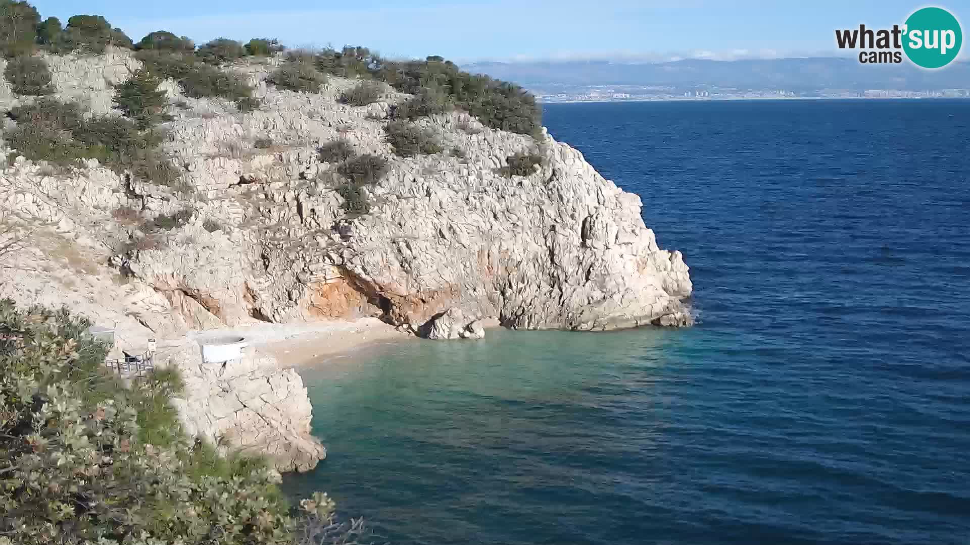 Webcam Brseč Strand – Mošćenička Draga – Kroatien