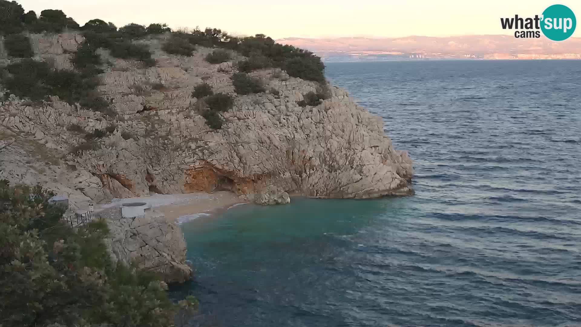 Webcam Brseč beach – Mošćenička Draga – Croatia