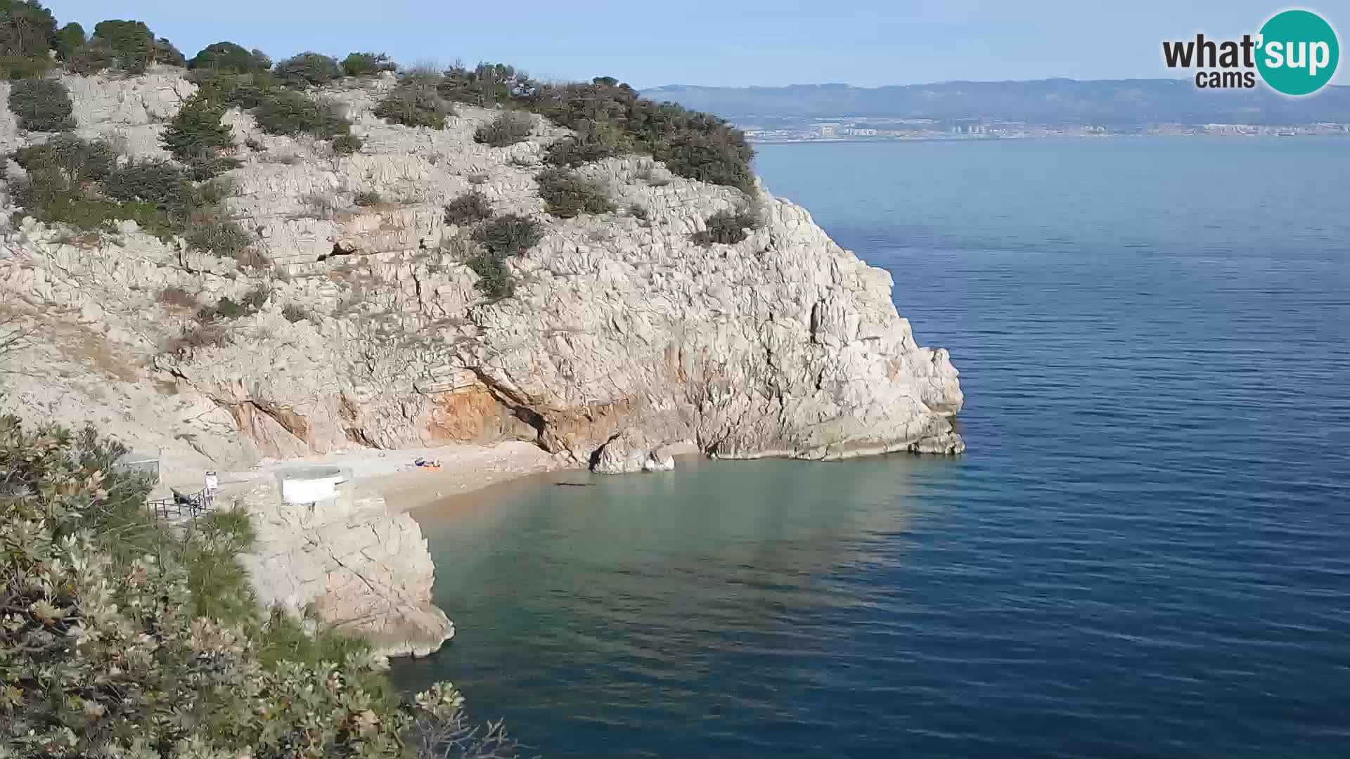 Webcam Brseč beach – Mošćenička Draga – Croatia
