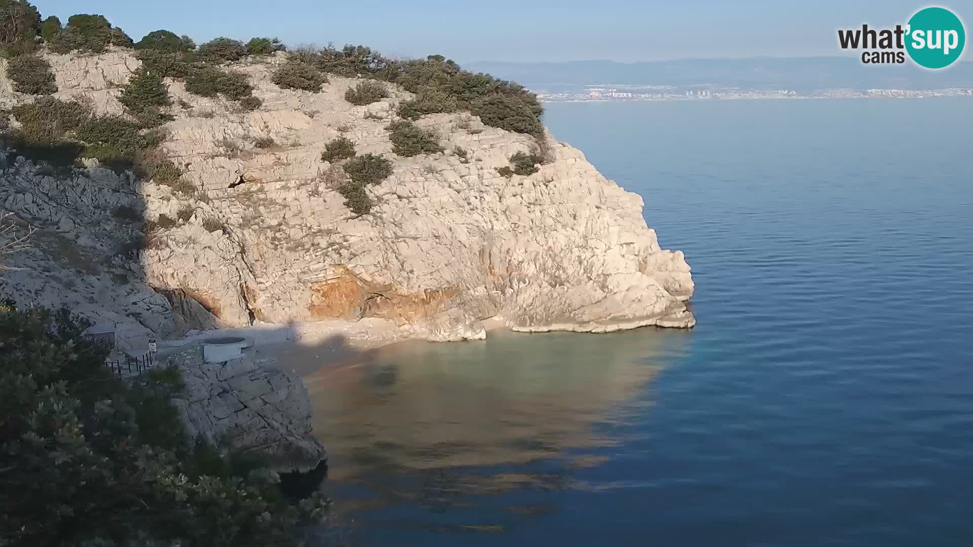 Web kamera plaže Brseč – Mošćenička Draga – Hrvatska