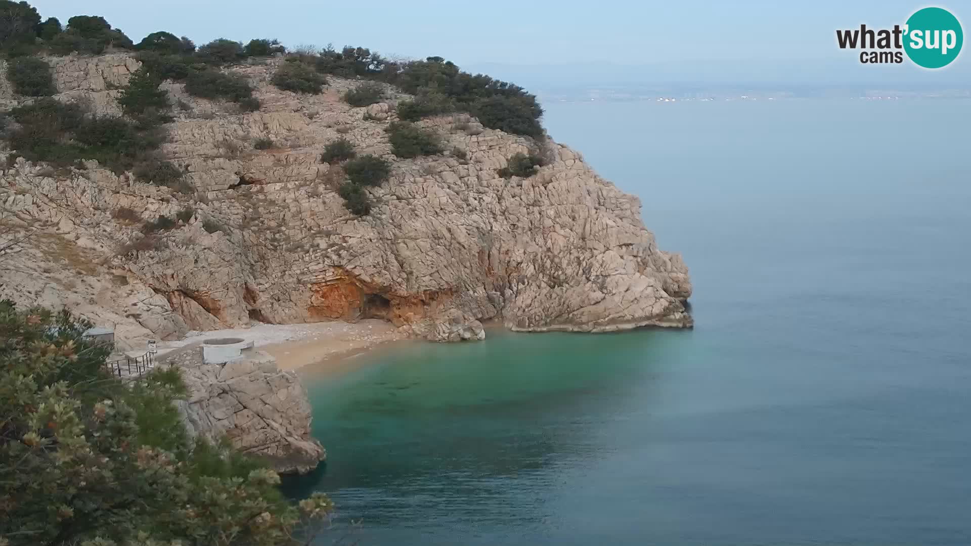 Webcam Brseč Strand – Mošćenička Draga – Kroatien