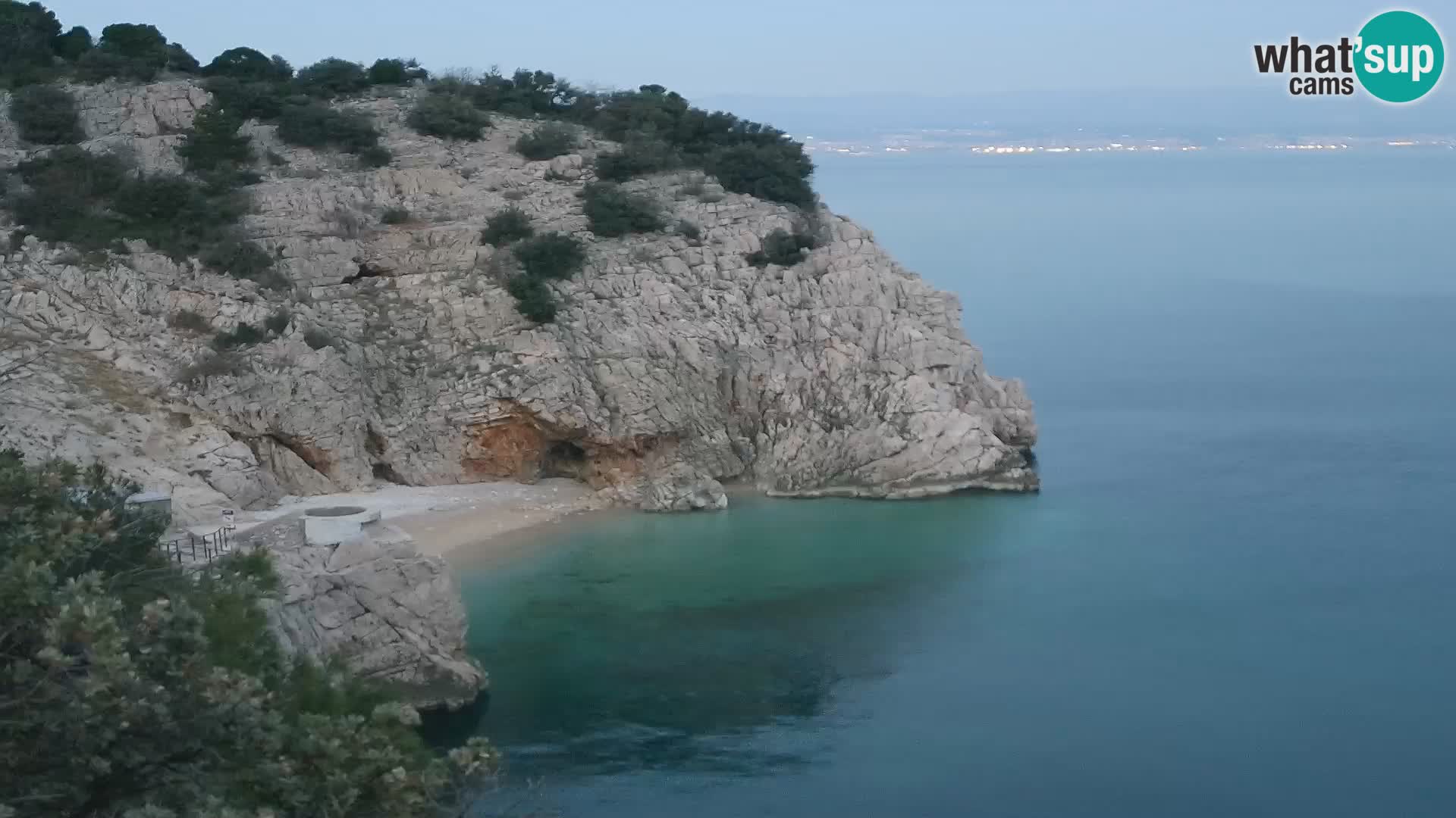 Webcam Brseč beach – Mošćenička Draga – Croatia