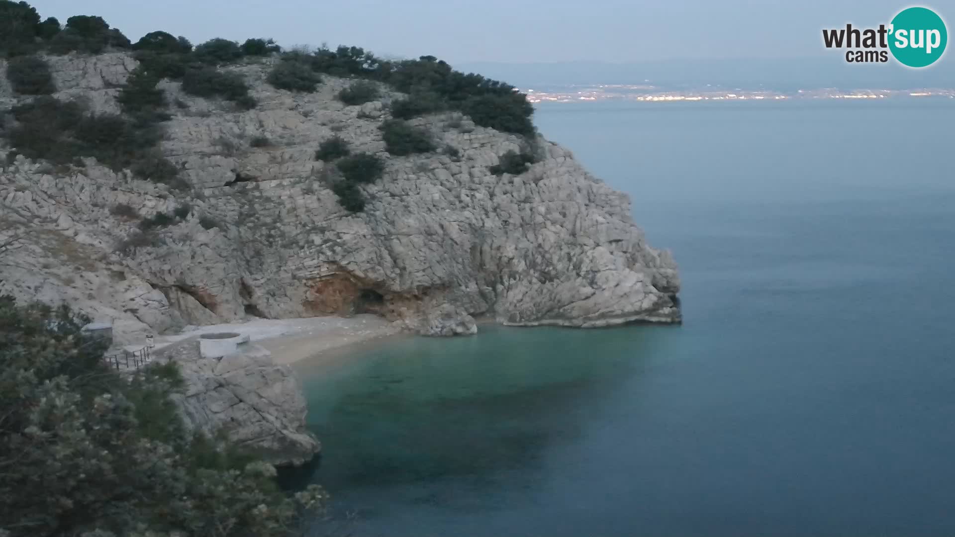 Webcam Bersezio spiaggia – Draga di Moschiena – Croazia