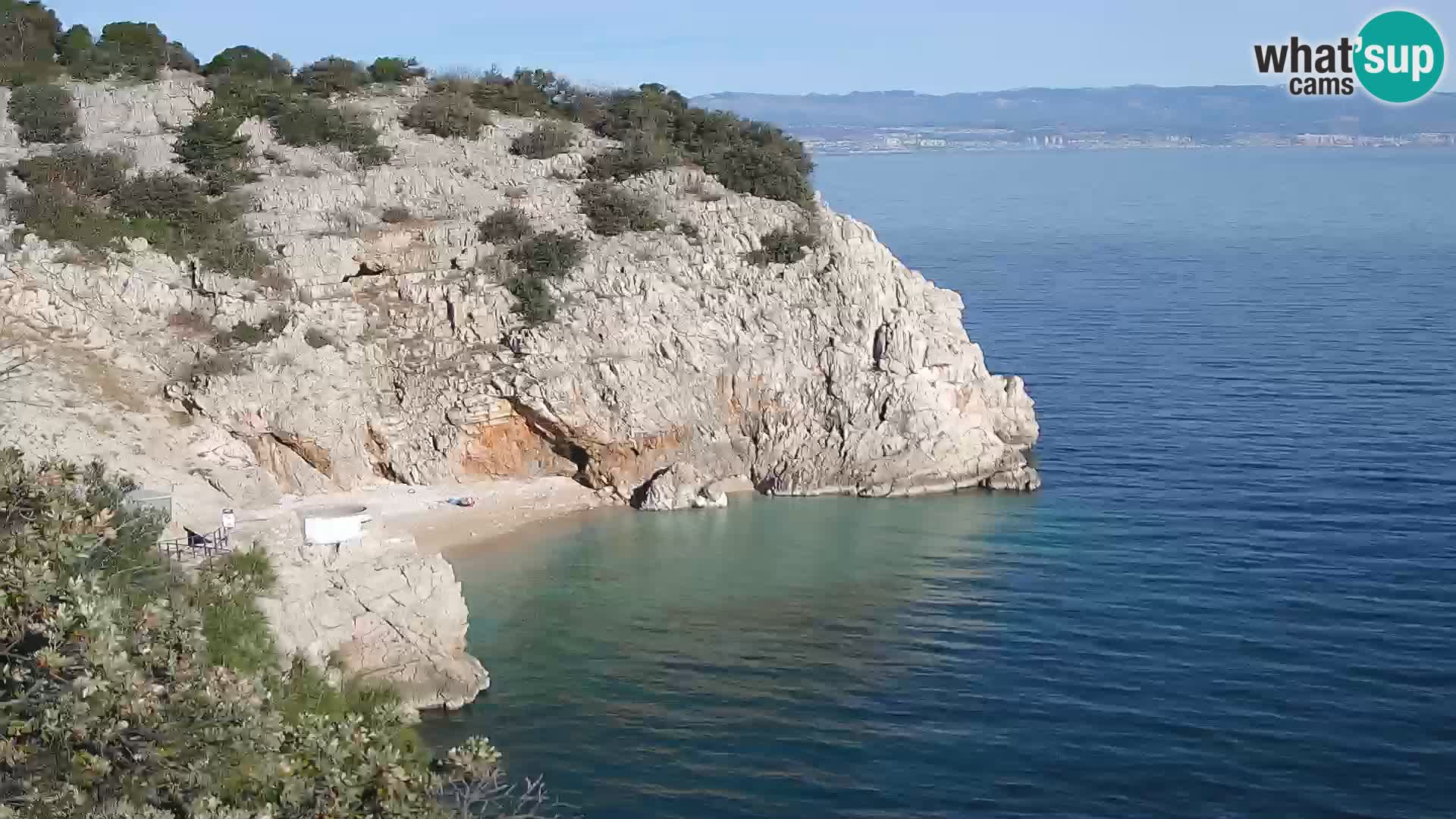 Web kamera plaže Brseč – Mošćenička Draga – Hrvatska