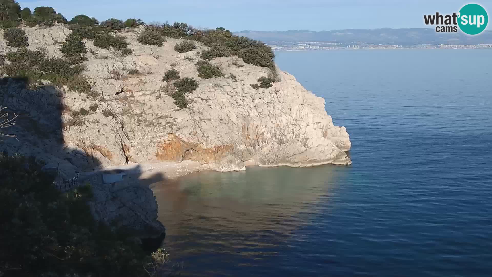 Web kamera plaže Brseč – Mošćenička Draga – Hrvatska