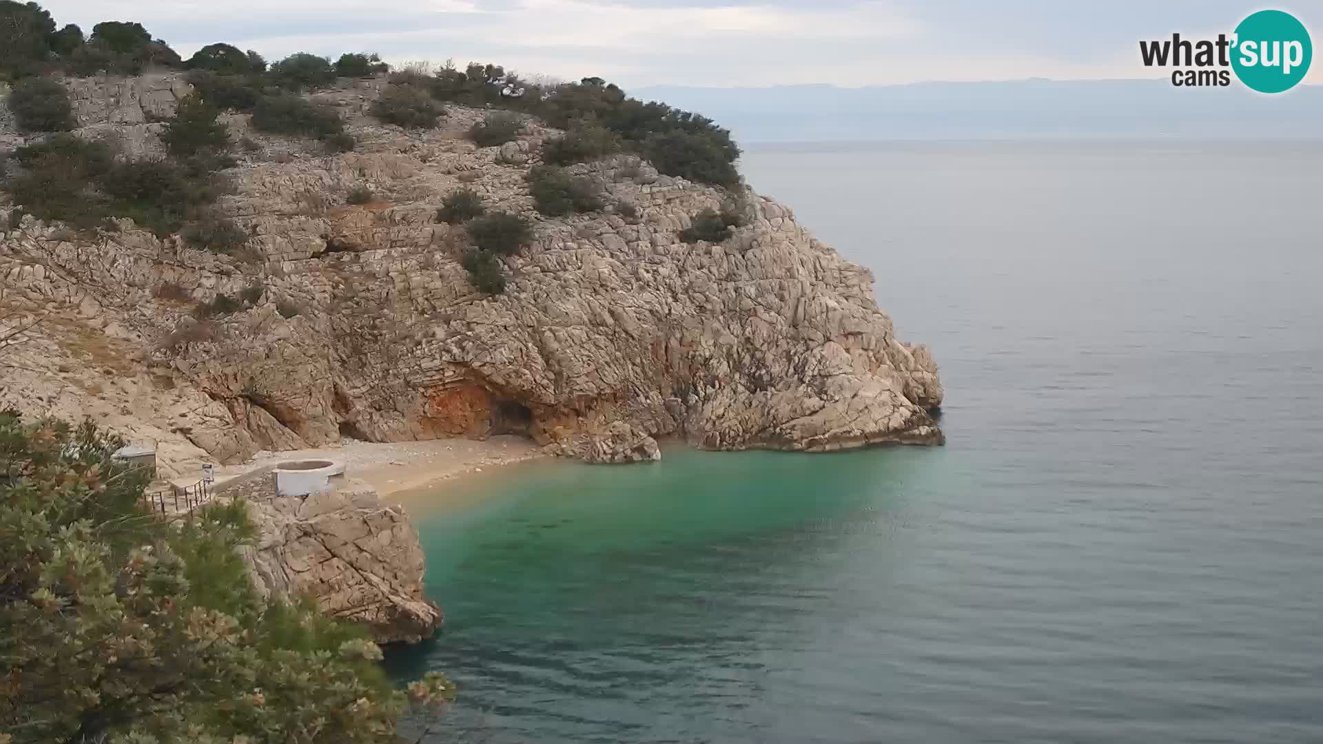 Webcam Brseč beach – Mošćenička Draga – Croatia
