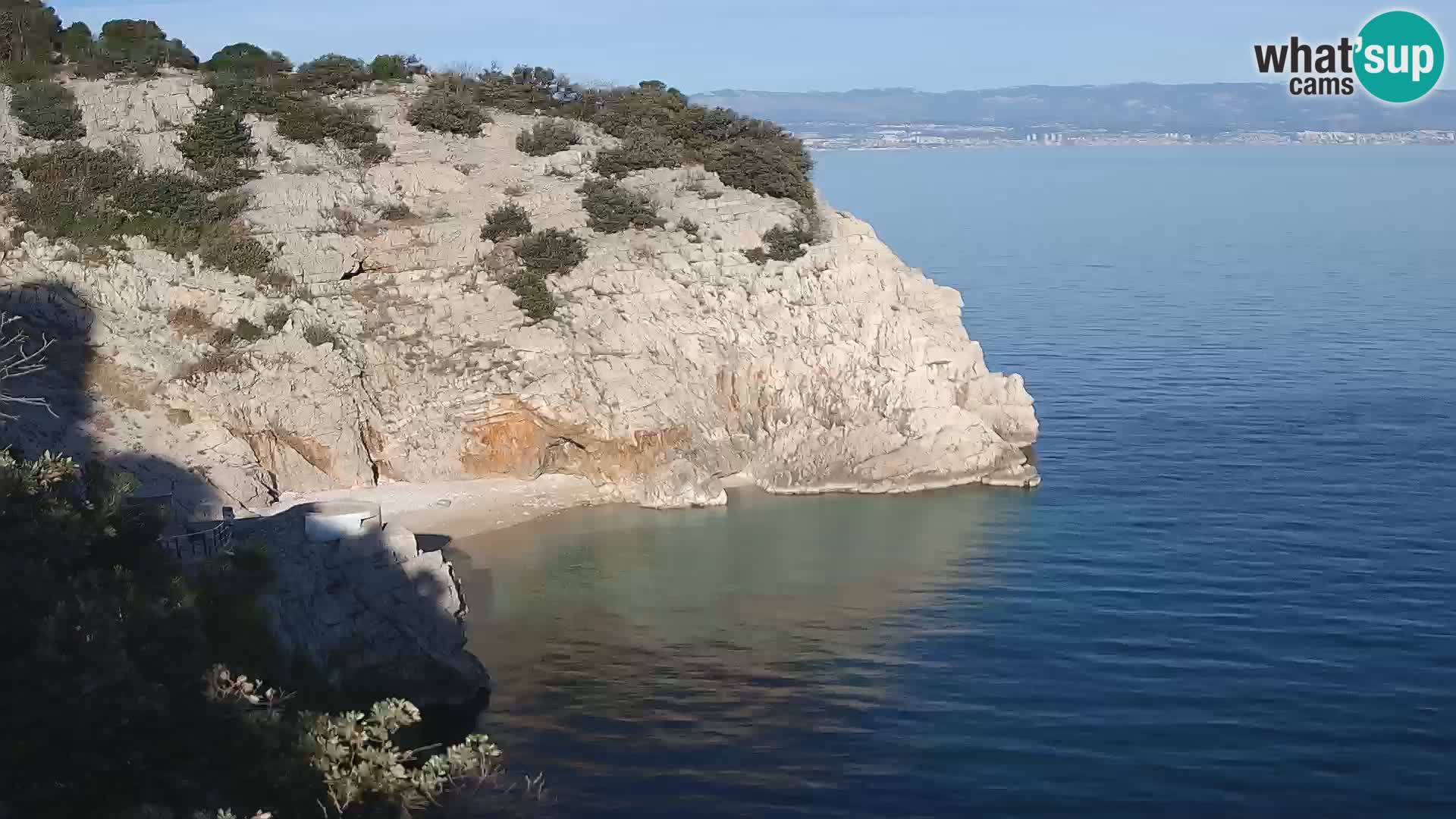 Webcam Brseč beach – Mošćenička Draga – Croatia
