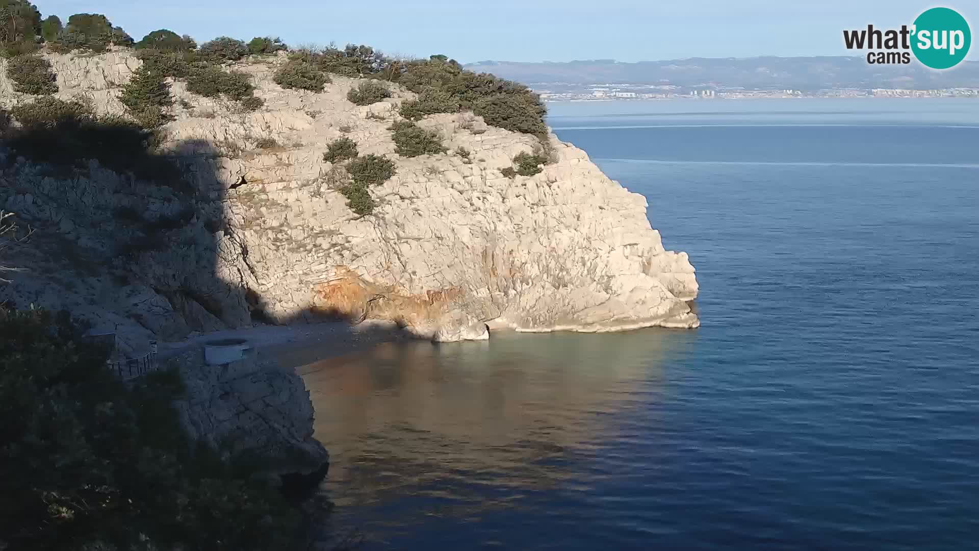 Webcam Bersezio spiaggia – Draga di Moschiena – Croazia