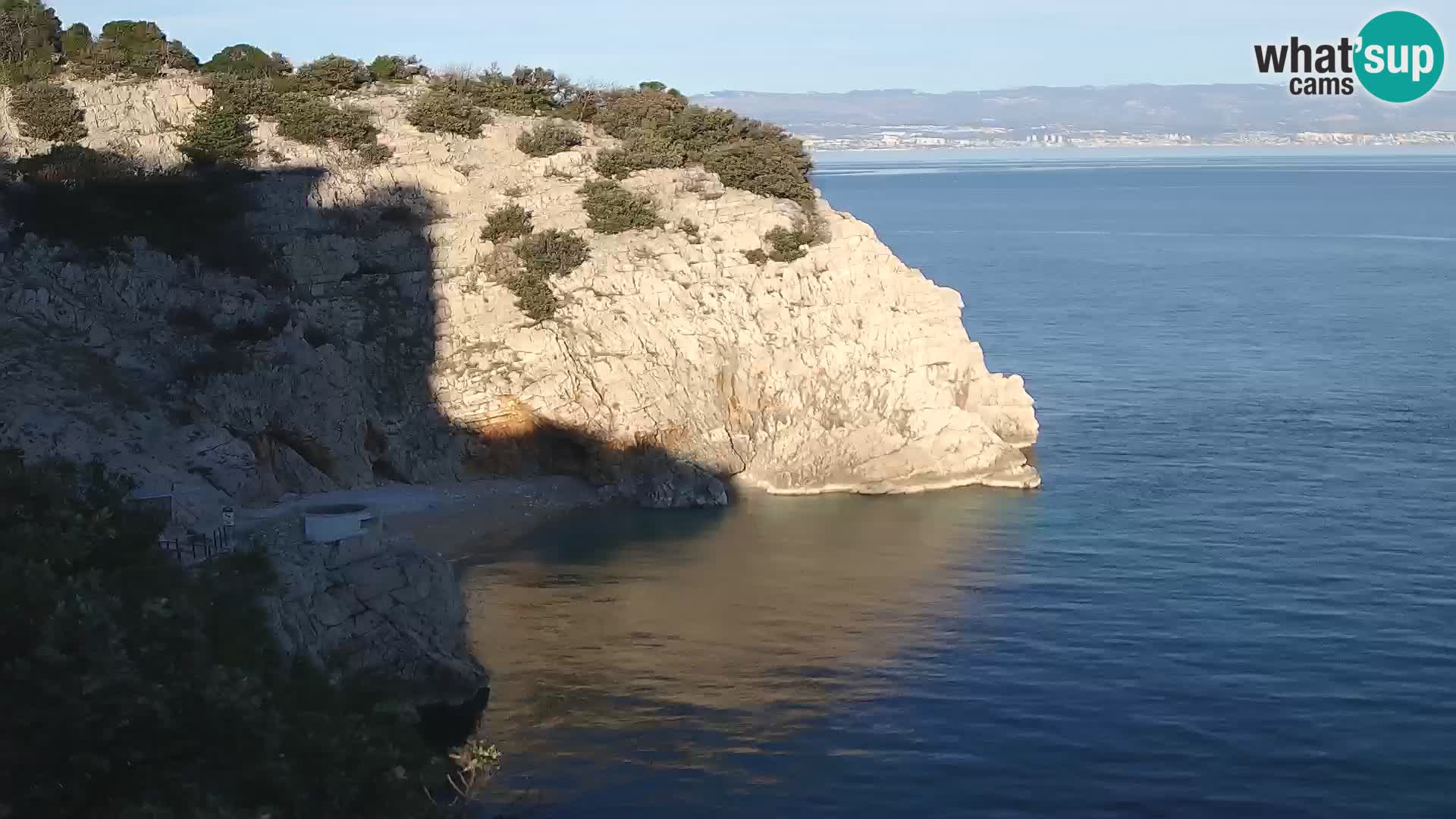 Webcam Bersezio spiaggia – Draga di Moschiena – Croazia