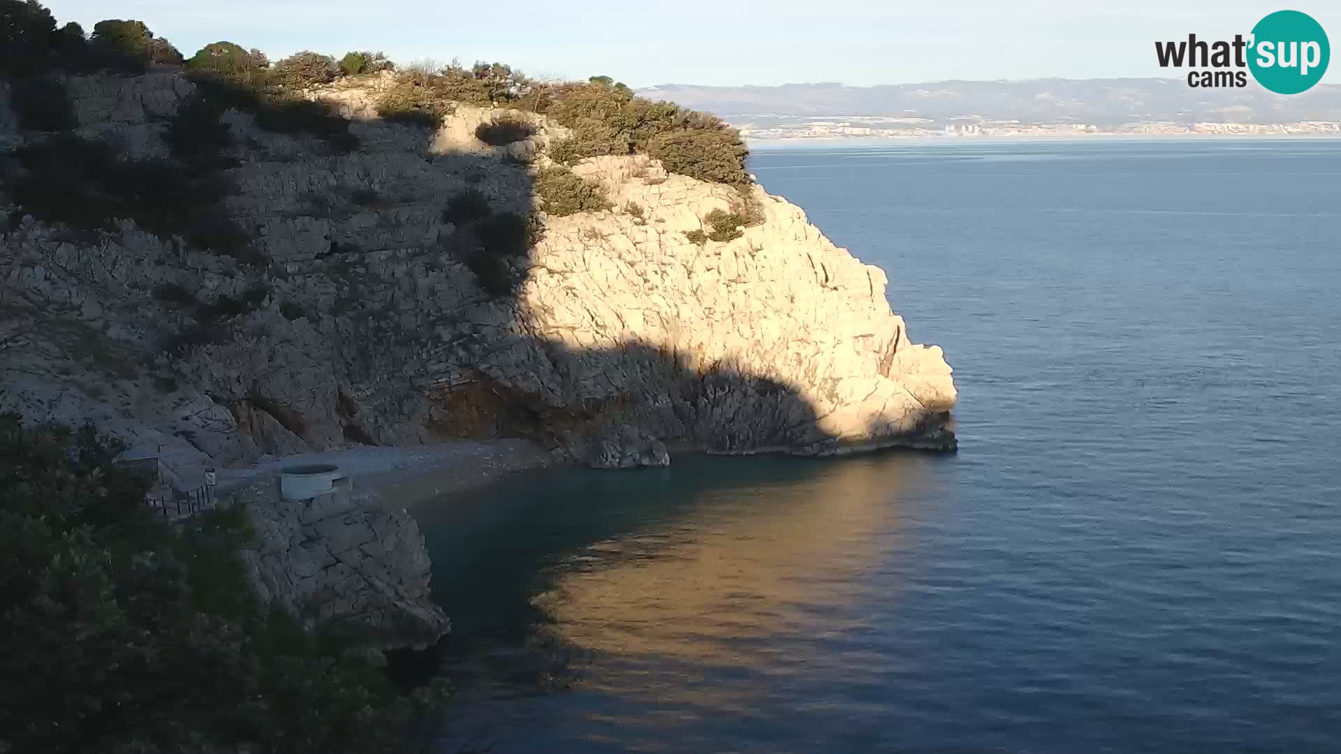 Web kamera plaže Brseč – Mošćenička Draga – Hrvatska