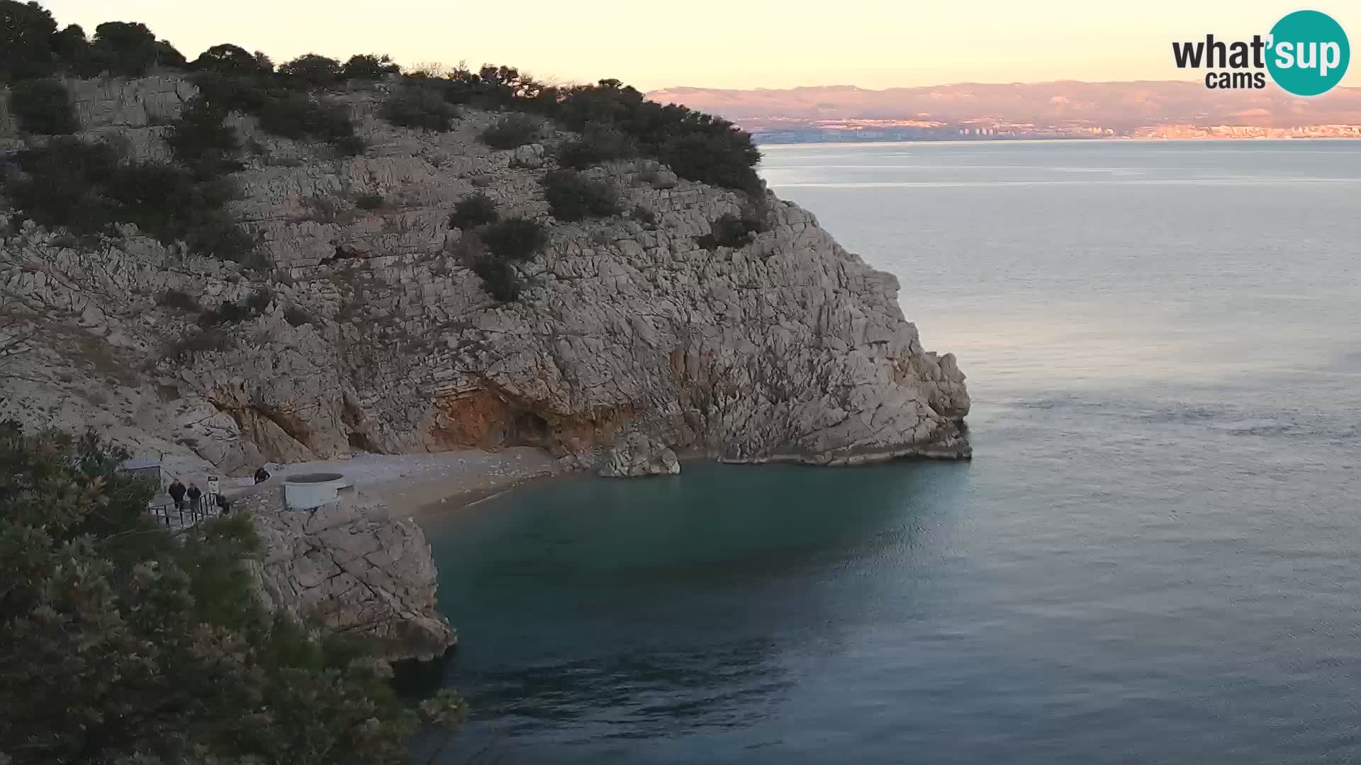 Webcam Brseč Strand – Mošćenička Draga – Kroatien