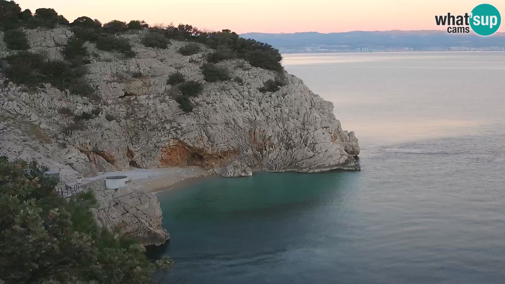 Web kamera plaže Brseč – Mošćenička Draga – Hrvatska