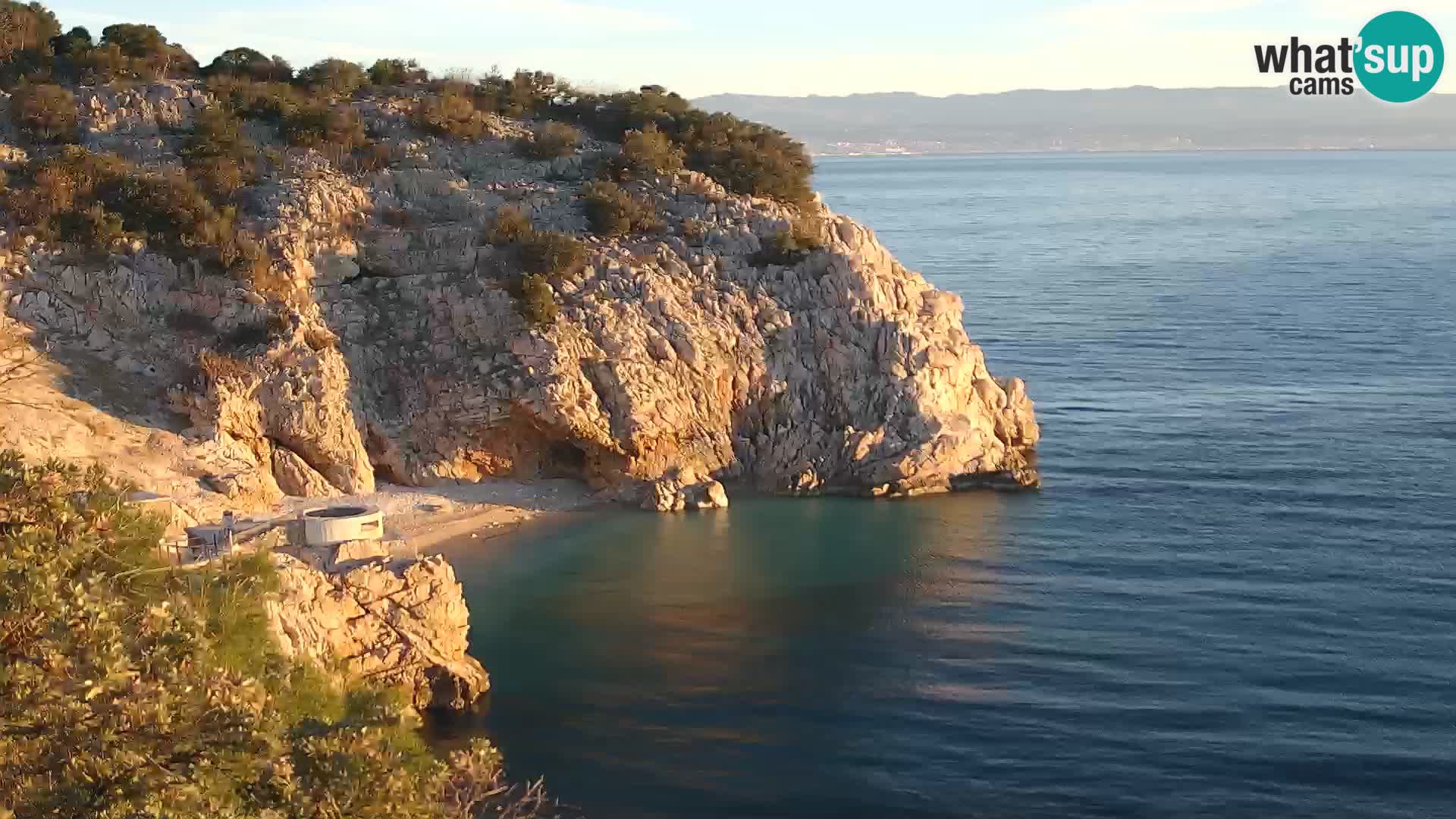 Webcam Bersezio spiaggia – Draga di Moschiena – Croazia