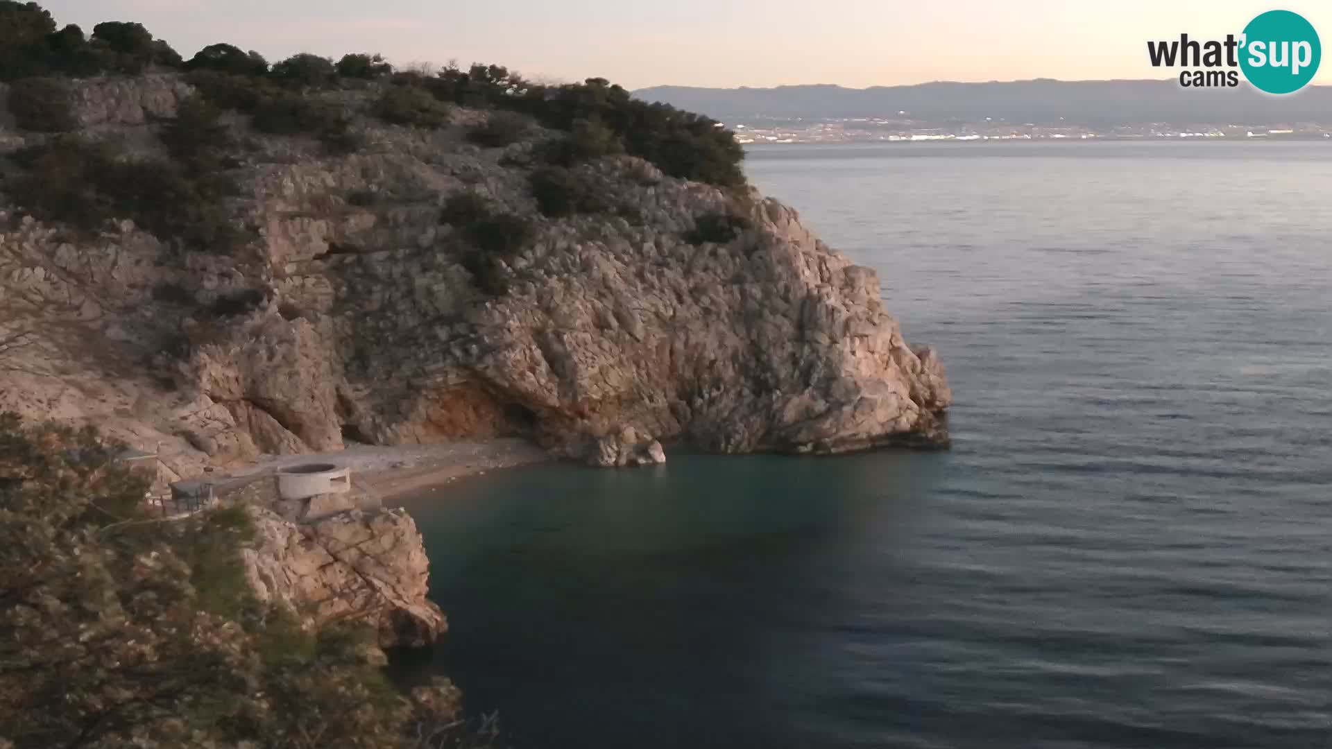 Webcam Brseč beach – Mošćenička Draga – Croatia