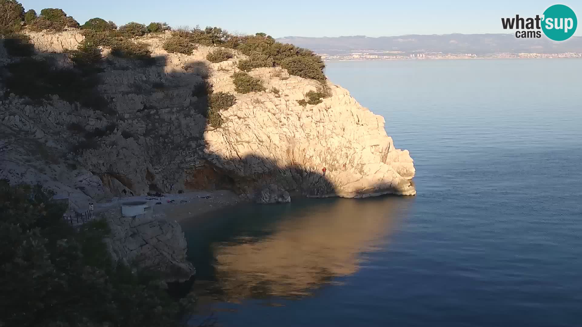 Webcam Brseč Strand – Mošćenička Draga – Kroatien
