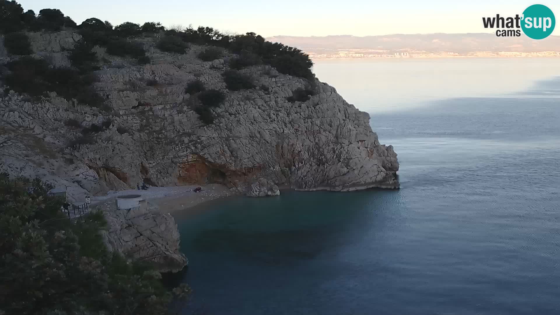 Webcam Brseč beach – Mošćenička Draga – Croatia
