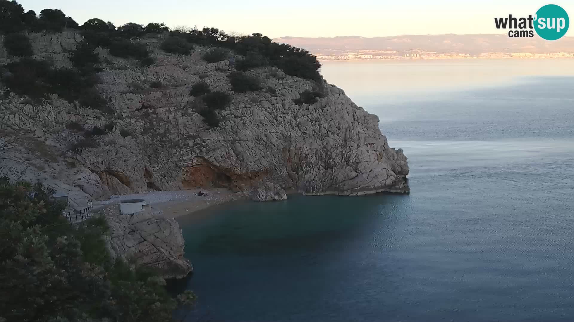 Web kamera plaže Brseč – Mošćenička Draga – Hrvatska