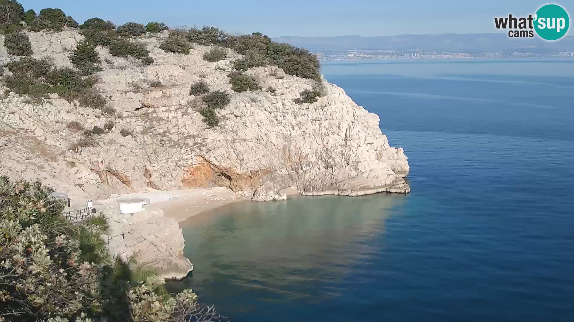 Webcam Brseč beach – Mošćenička Draga – Croatia