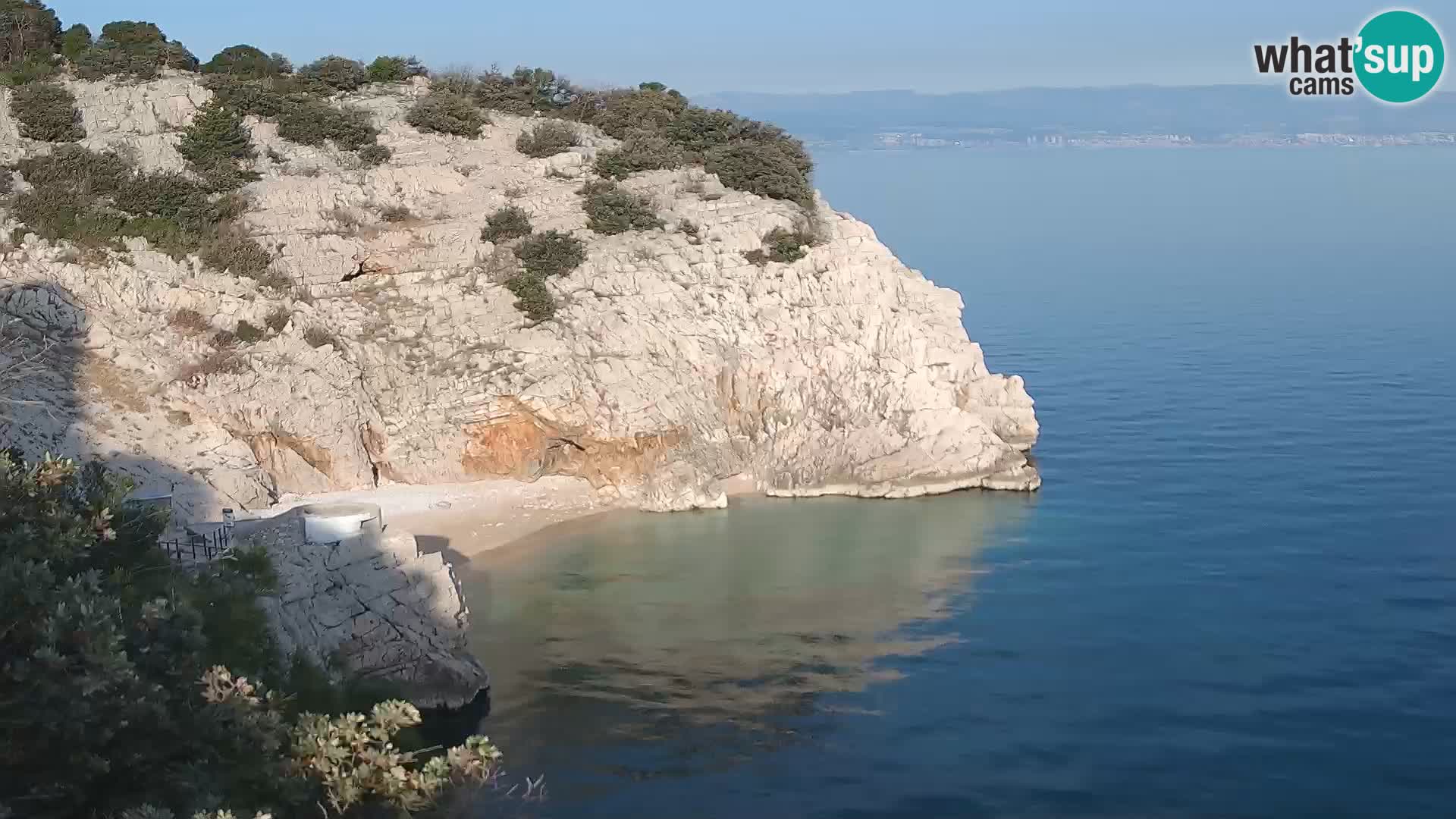 Webcam Brseč Strand – Mošćenička Draga – Kroatien