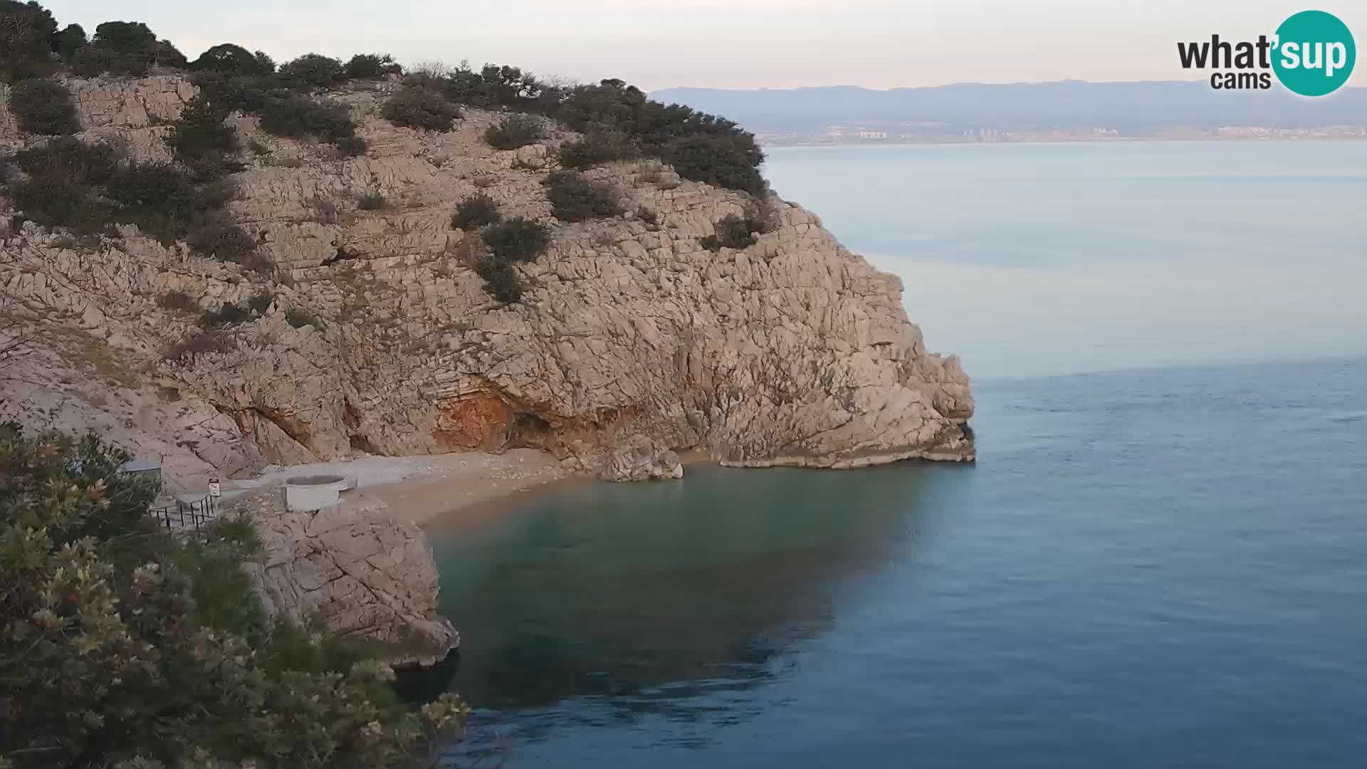 Webcam Brseč beach – Mošćenička Draga – Croatia