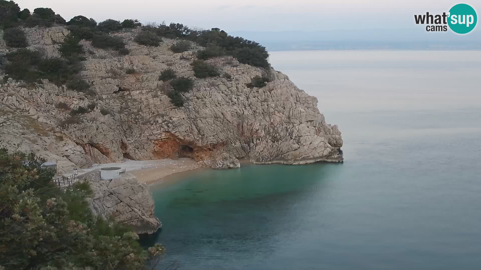 Webcam Bersezio spiaggia – Draga di Moschiena – Croazia