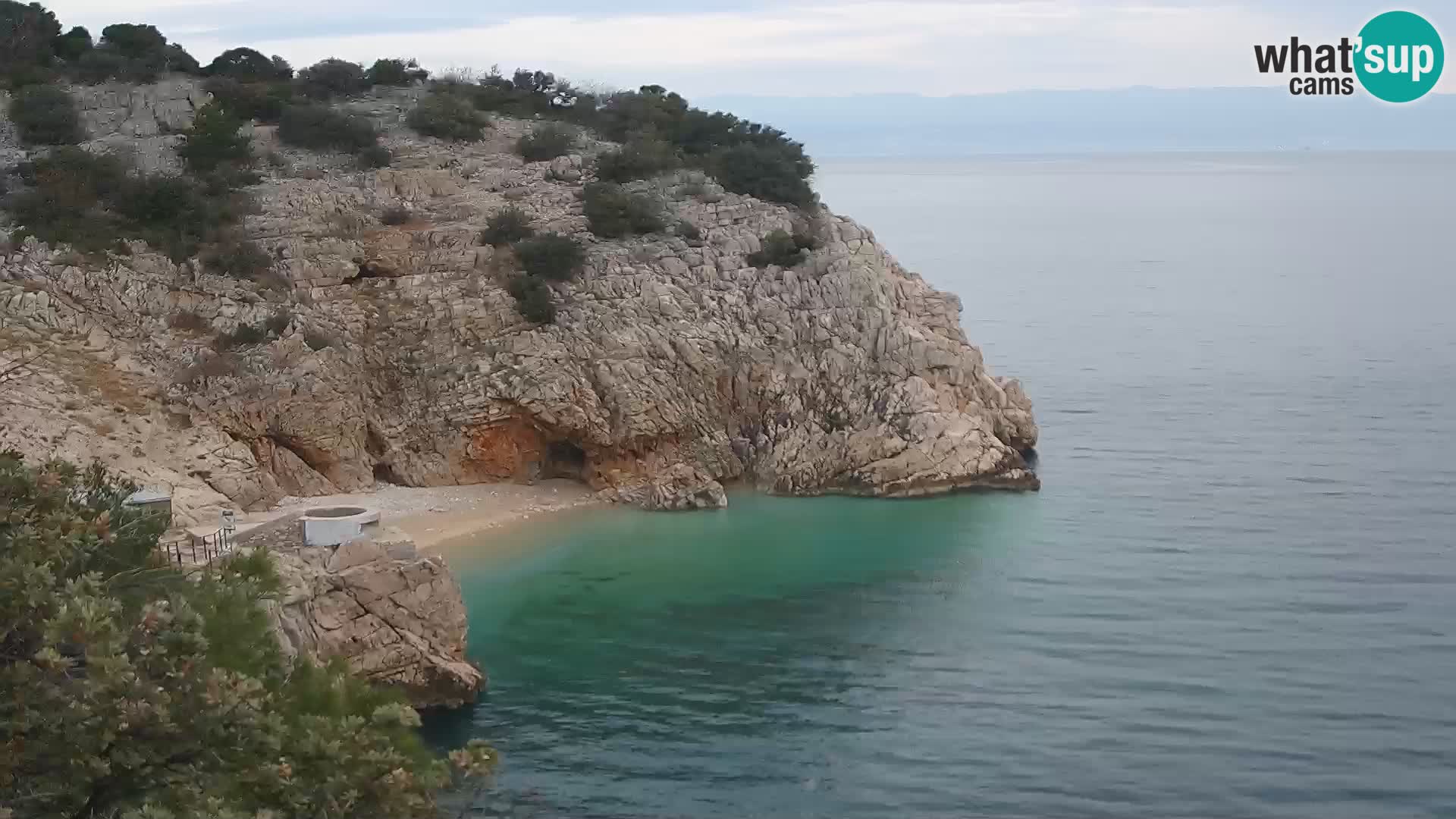 Webcam Brseč beach – Mošćenička Draga – Croatia
