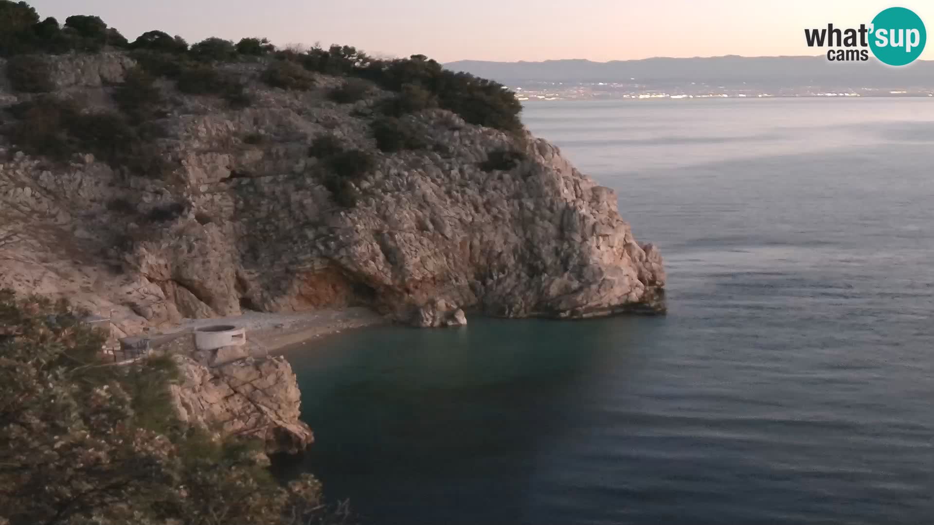 Webcam Brseč beach – Mošćenička Draga – Croatia