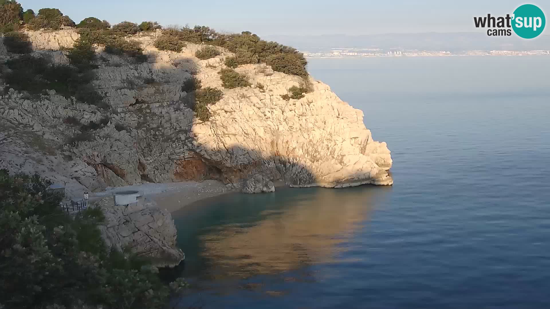 Webcam Brseč beach – Mošćenička Draga – Croatia