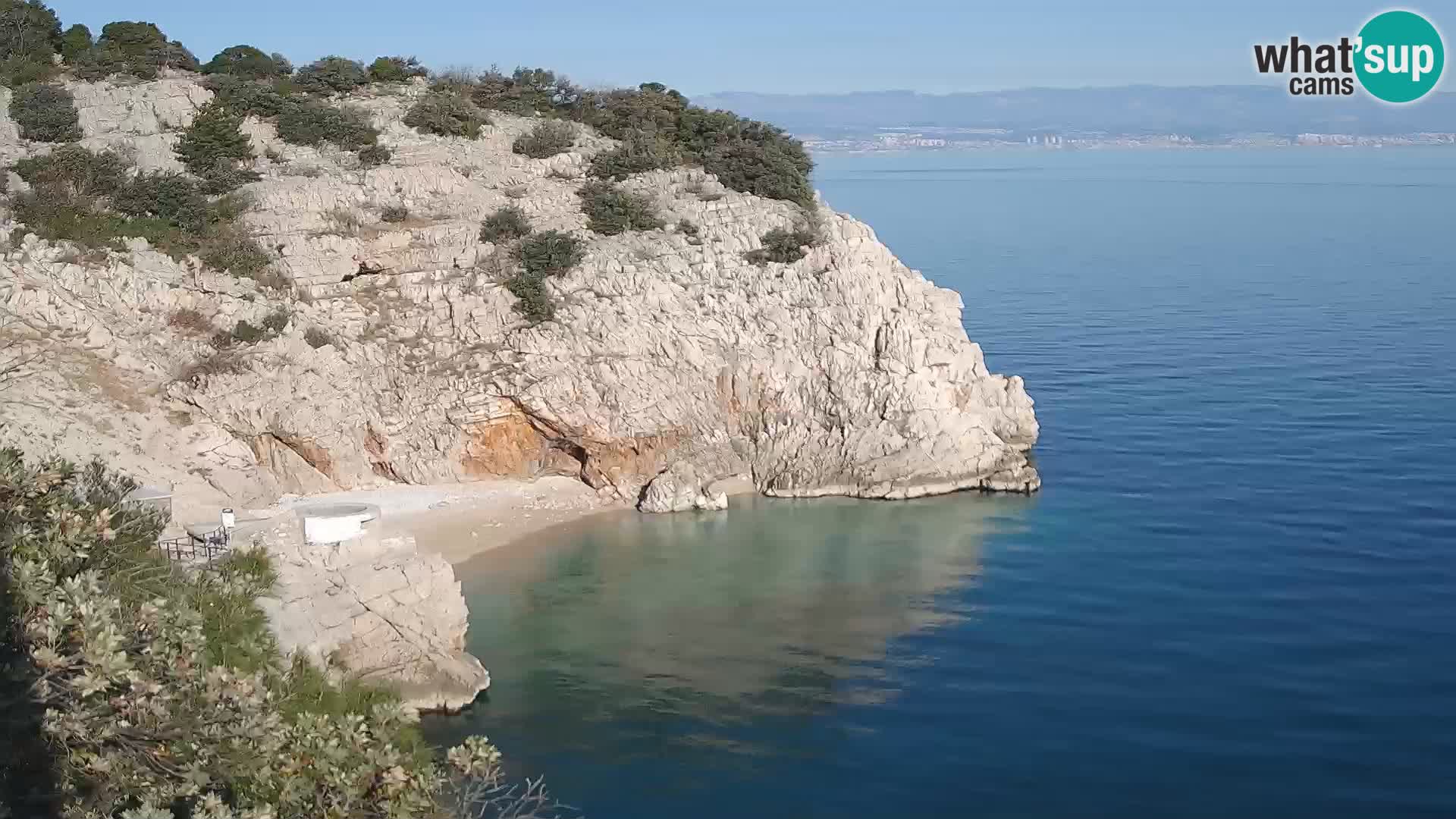 Webcam Bersezio spiaggia – Draga di Moschiena – Croazia