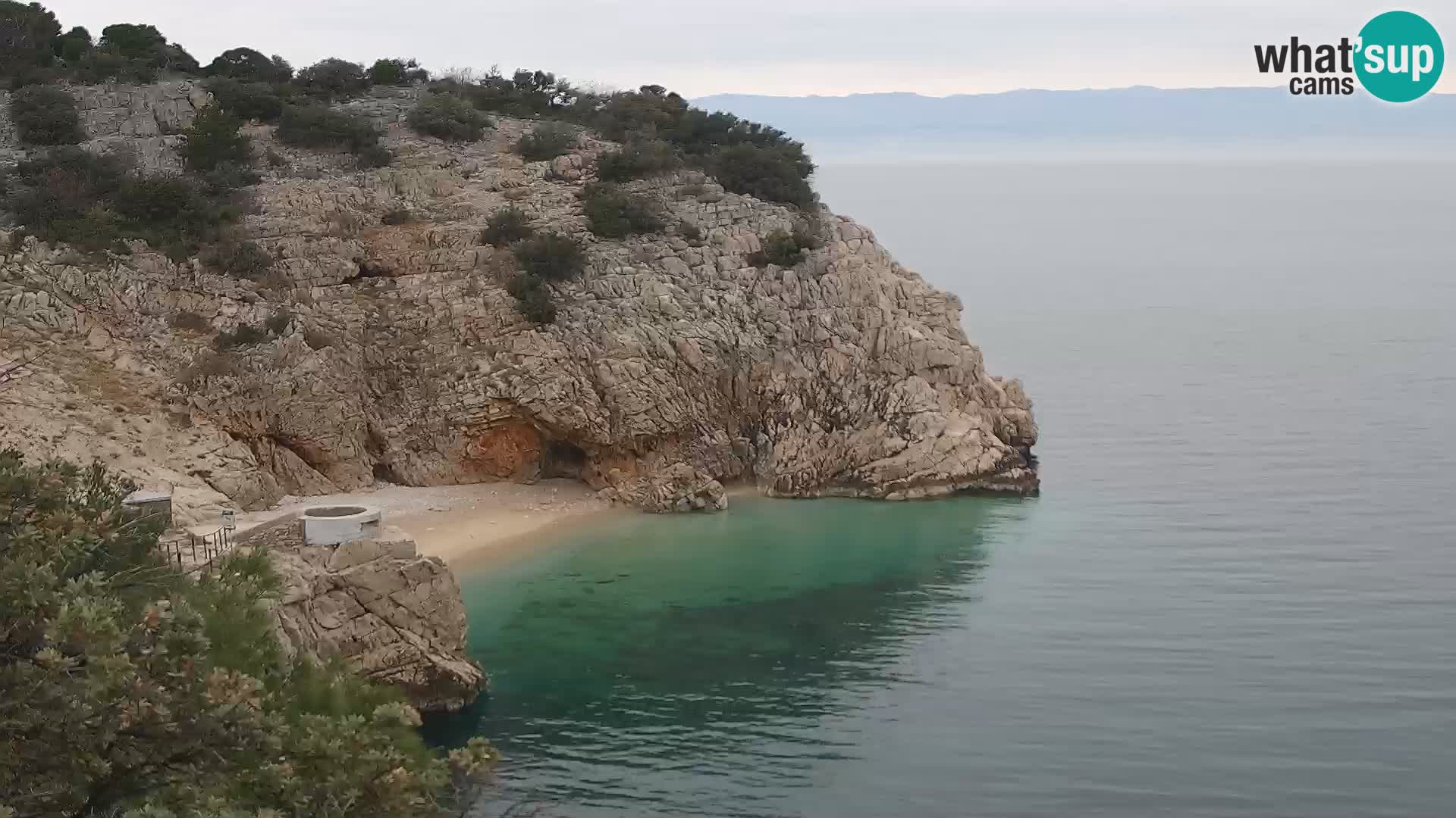 Webcam Brseč Strand – Mošćenička Draga – Kroatien