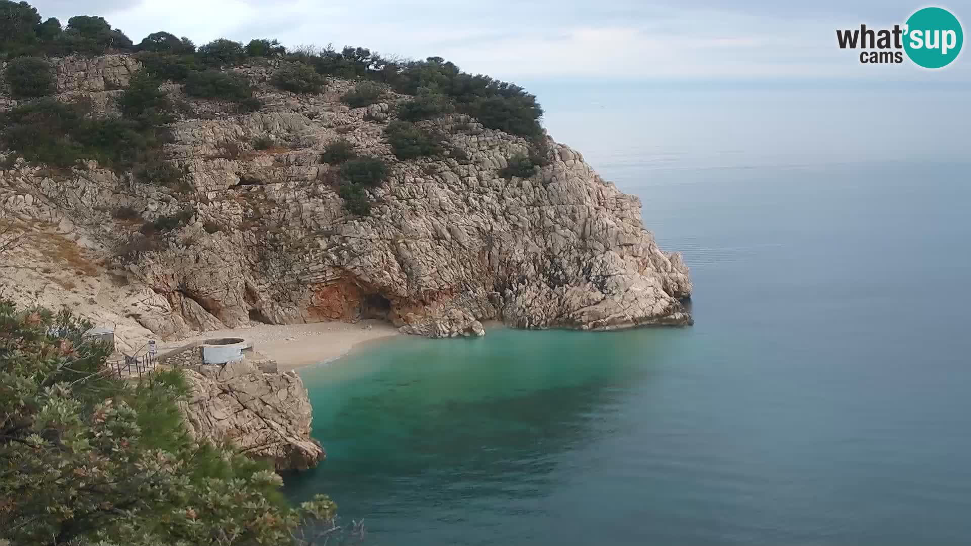 Web kamera plaže Brseč – Mošćenička Draga – Hrvatska