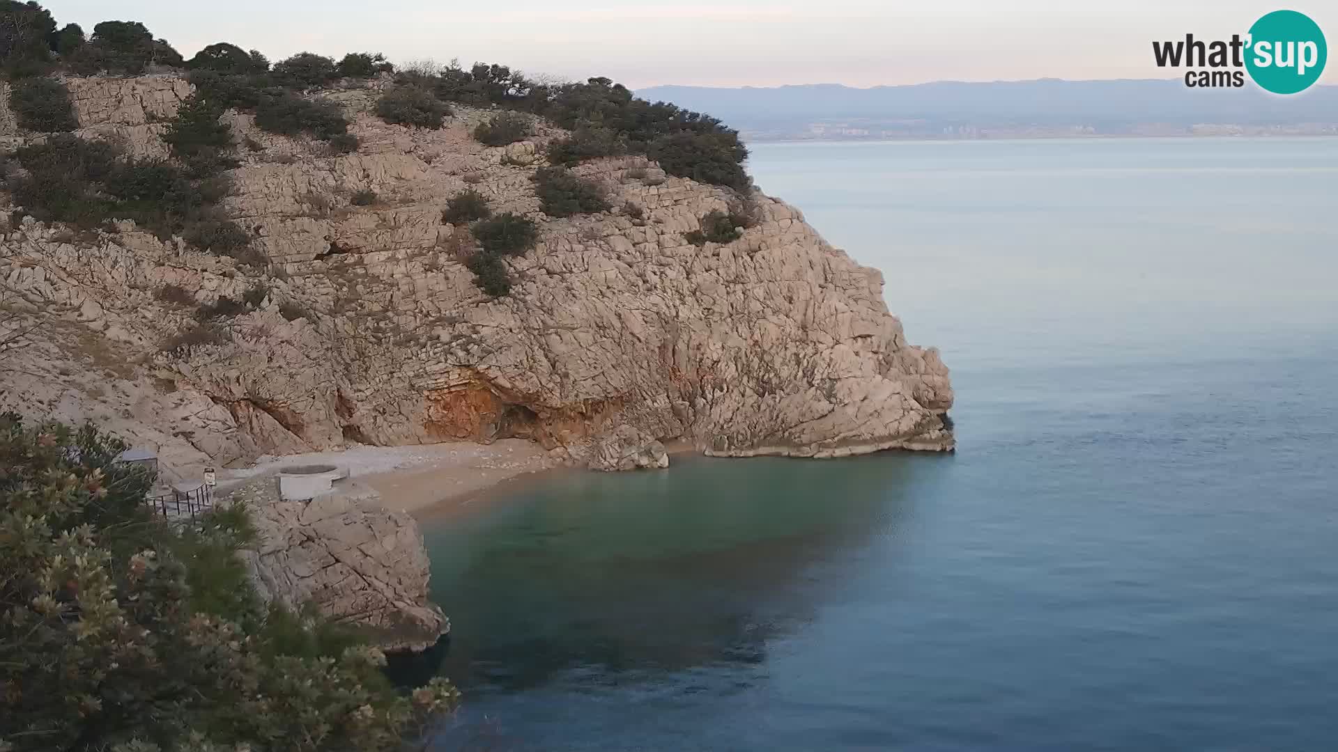 Webcam Brseč beach – Mošćenička Draga – Croatia