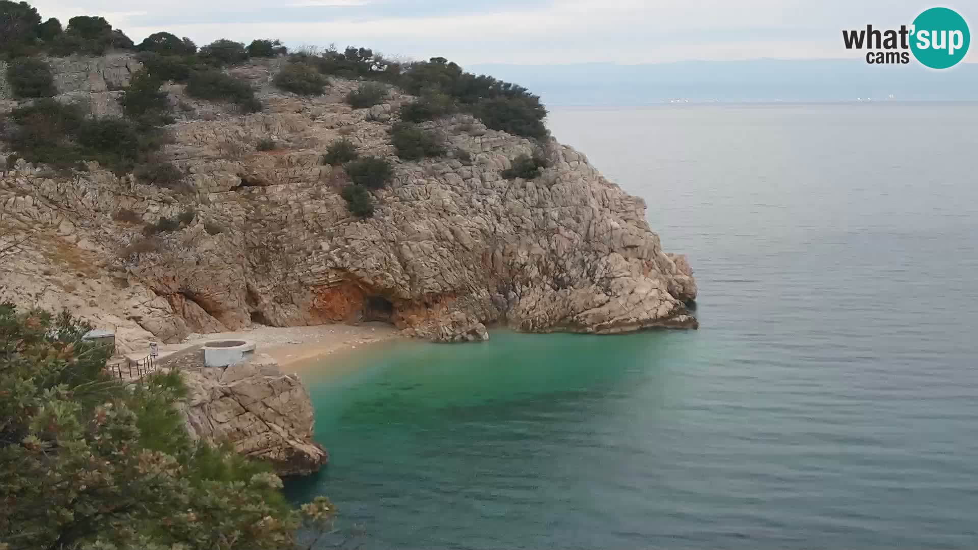 Webcam Bersezio spiaggia – Draga di Moschiena – Croazia