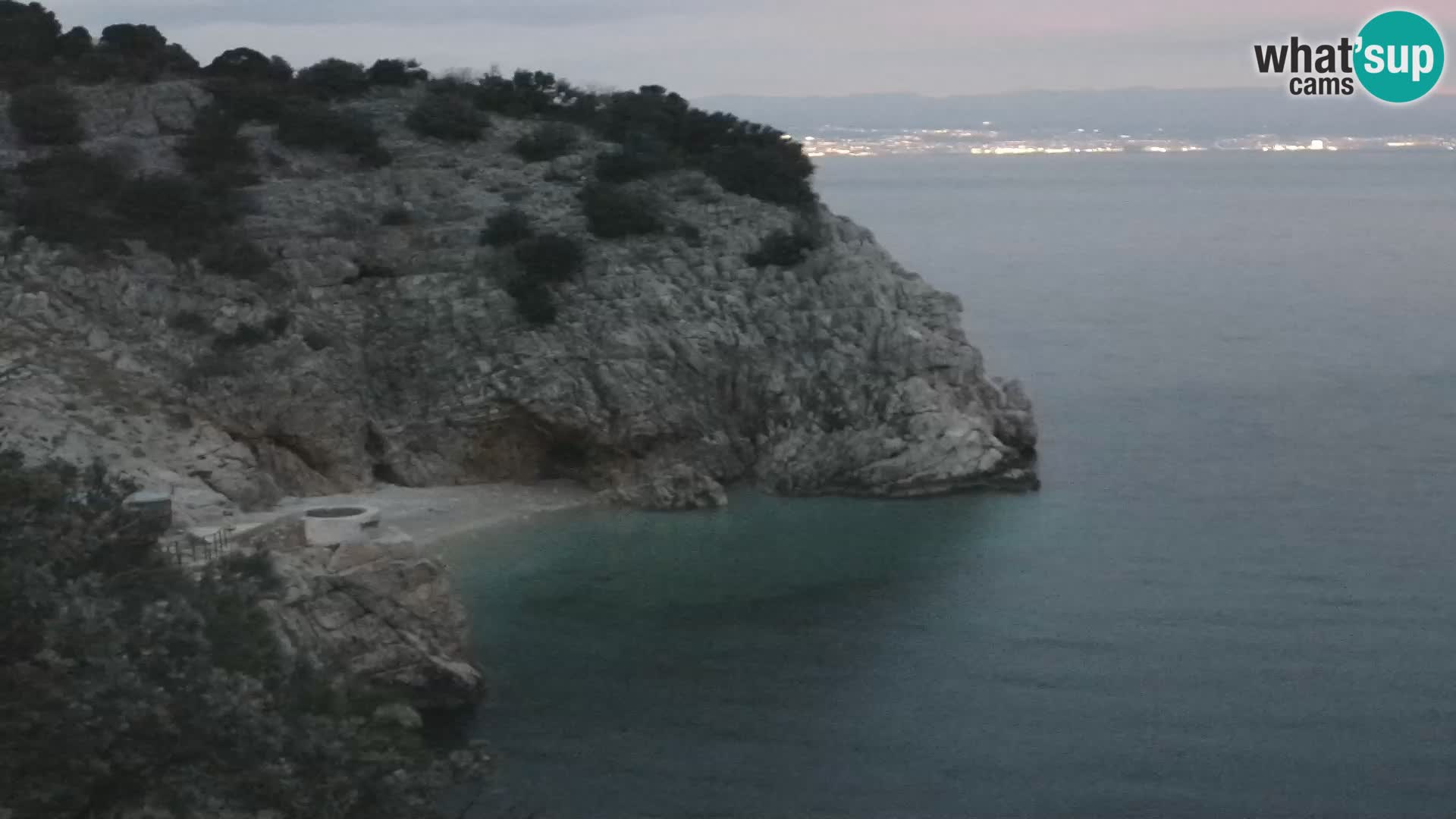 Webcam Bersezio spiaggia – Draga di Moschiena – Croazia