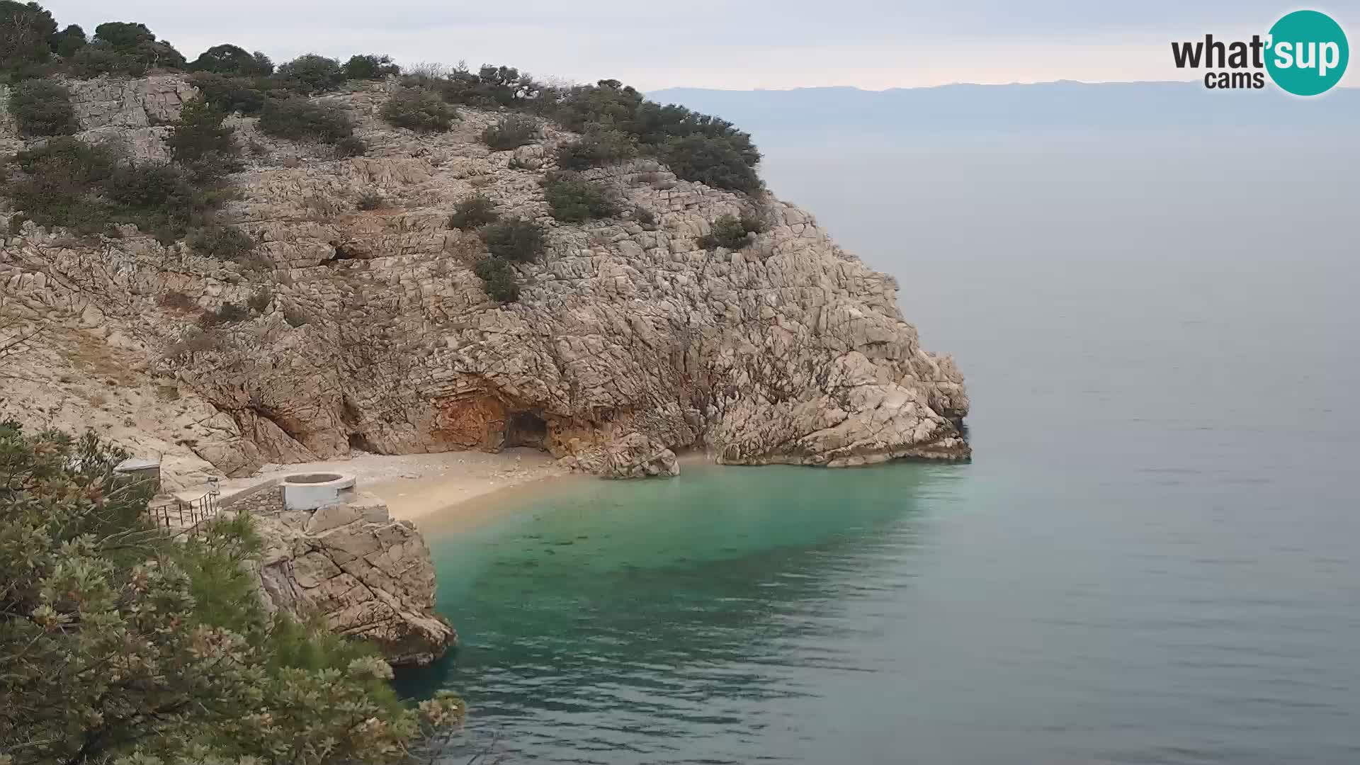 Webcam Brseč beach – Mošćenička Draga – Croatia