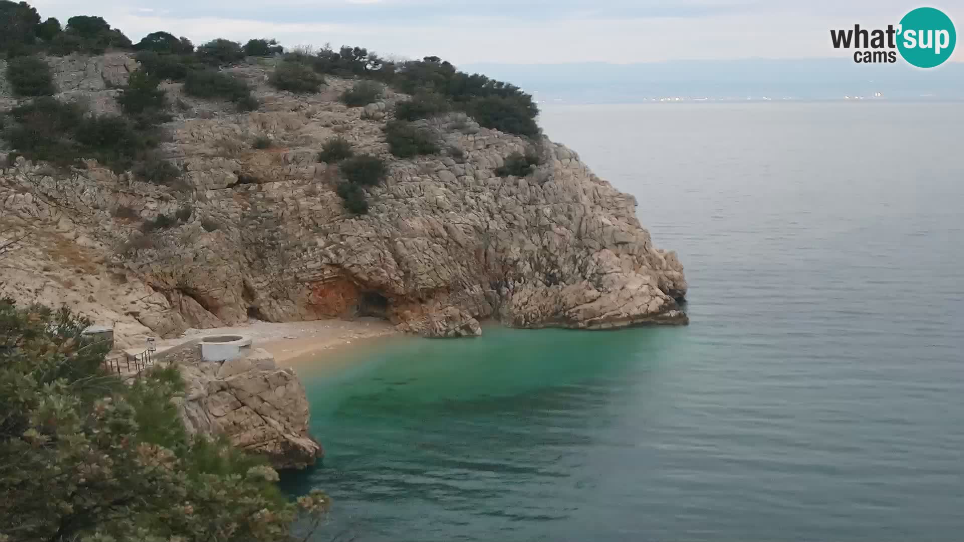 Webcam Brseč beach – Mošćenička Draga – Croatia