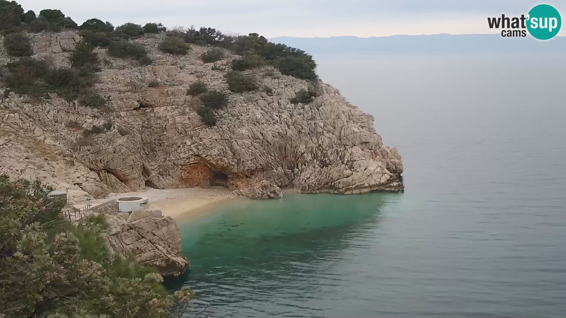 Webcam Brseč beach – Mošćenička Draga – Croatia