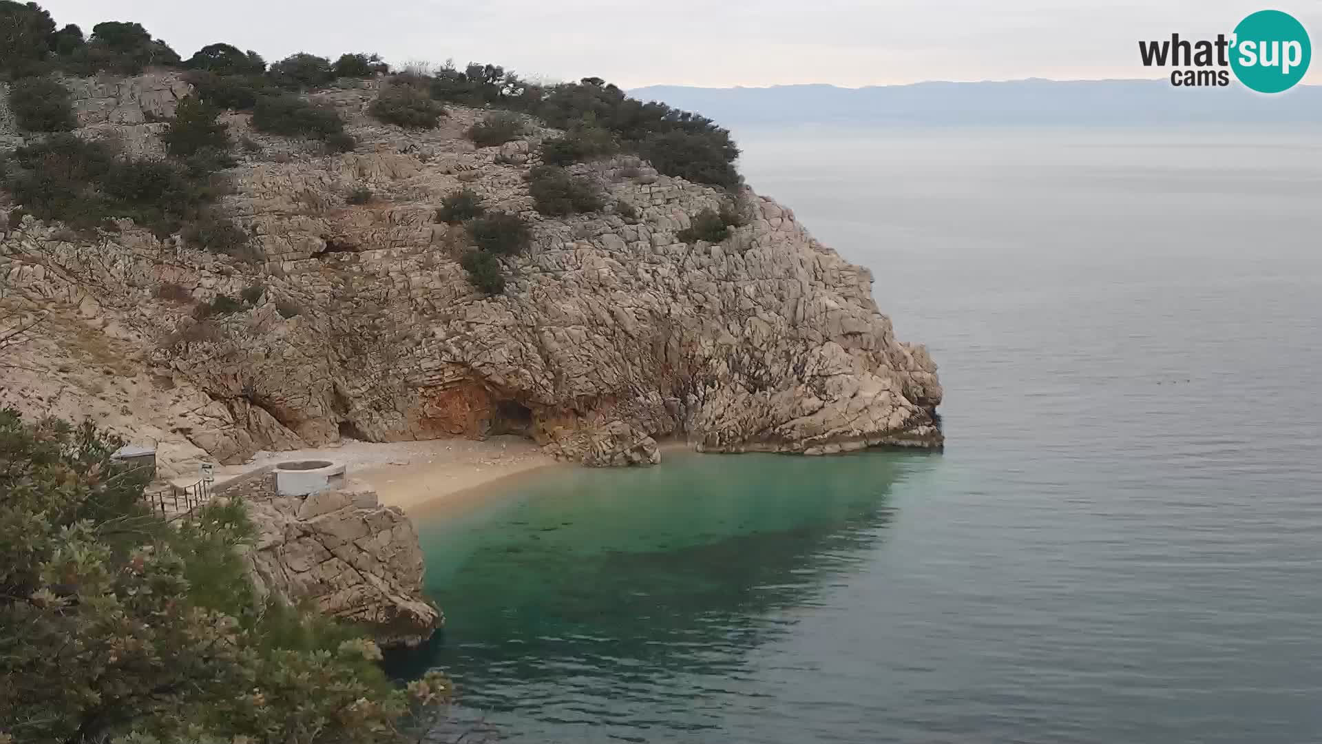 Webcam Brseč beach – Mošćenička Draga – Croatia