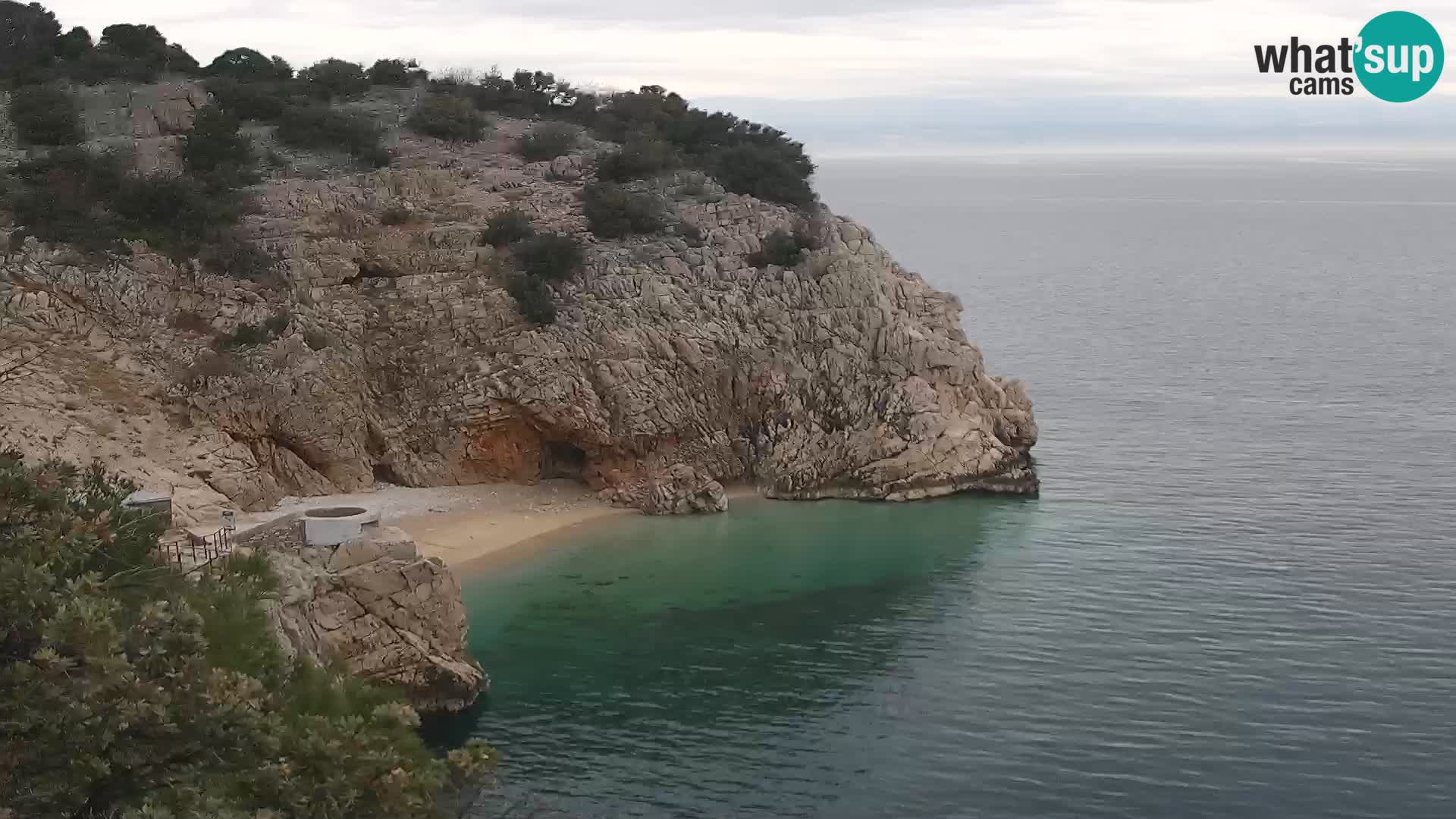Webcam Brseč Strand – Mošćenička Draga – Kroatien