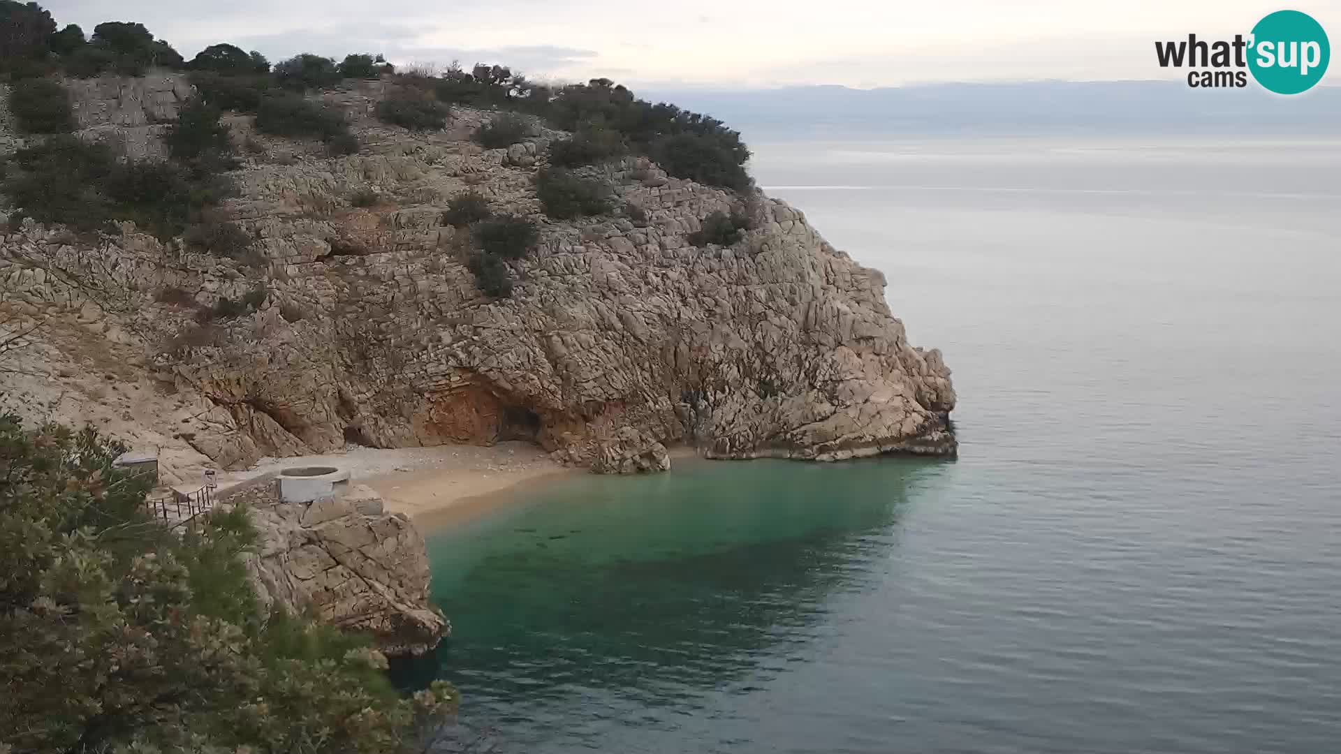 Webcam Bersezio spiaggia – Draga di Moschiena – Croazia