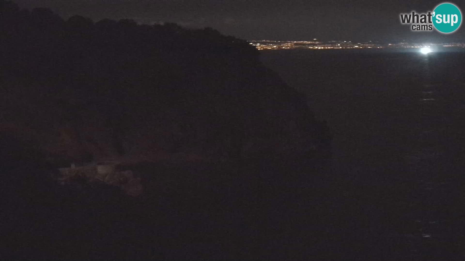 Webcam plage Brseč à Mošćenička Draga, Croatie