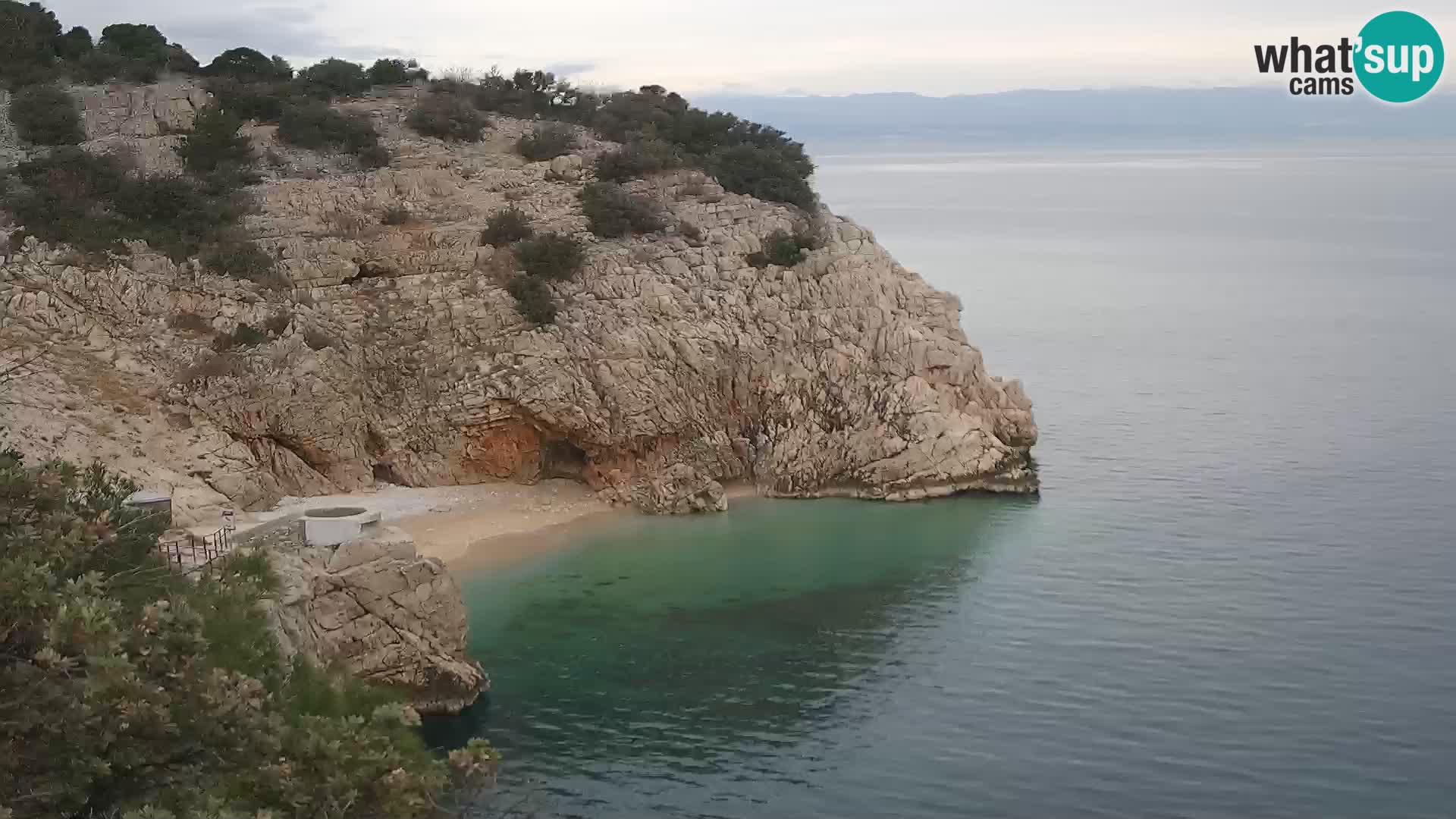 Web kamera plaže Brseč – Mošćenička Draga – Hrvatska