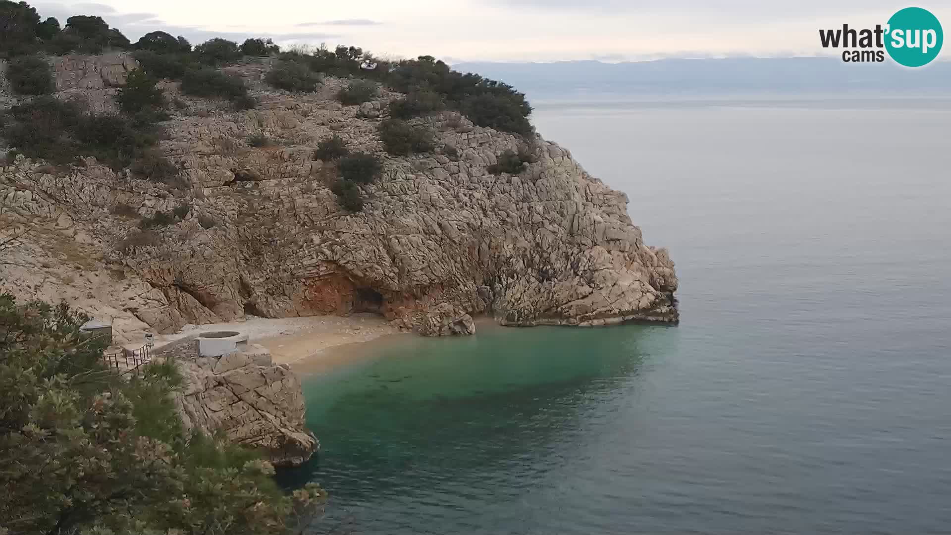 Webcam Brseč beach – Mošćenička Draga – Croatia