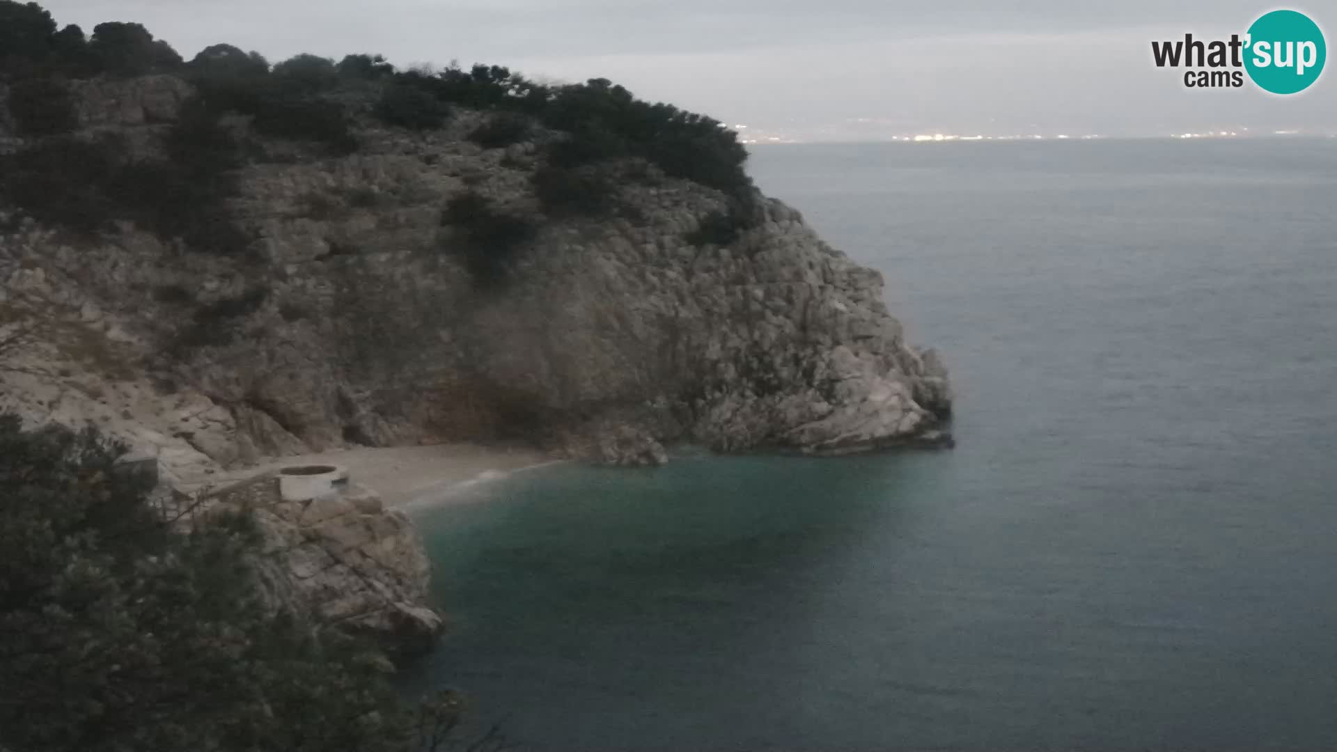 Webcam Bersezio spiaggia – Draga di Moschiena – Croazia