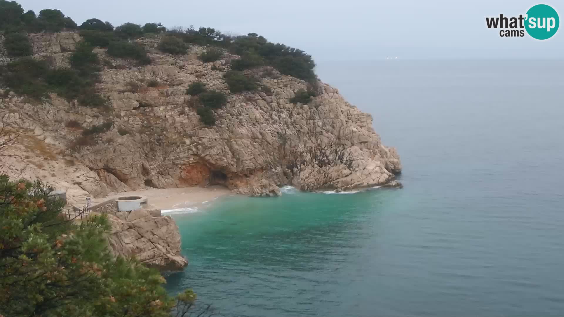 Webcam Brseč beach – Mošćenička Draga – Croatia